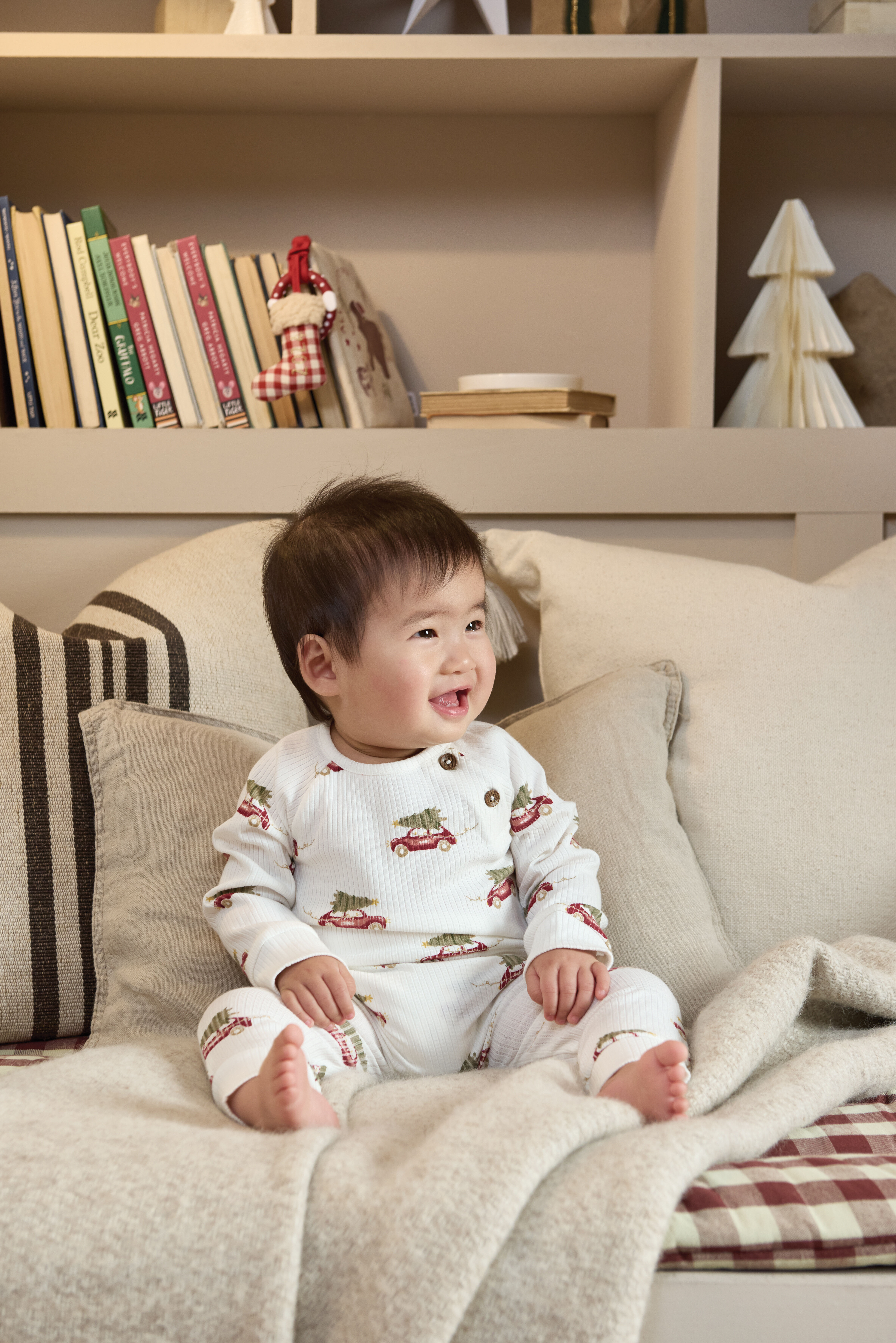 Christmas Car Bodysuit & Leggings image number 5