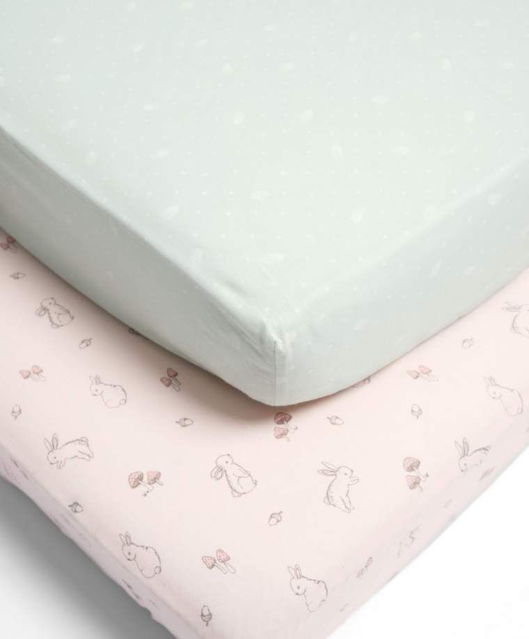 Mamas and papas outlet cot bed fitted sheets
