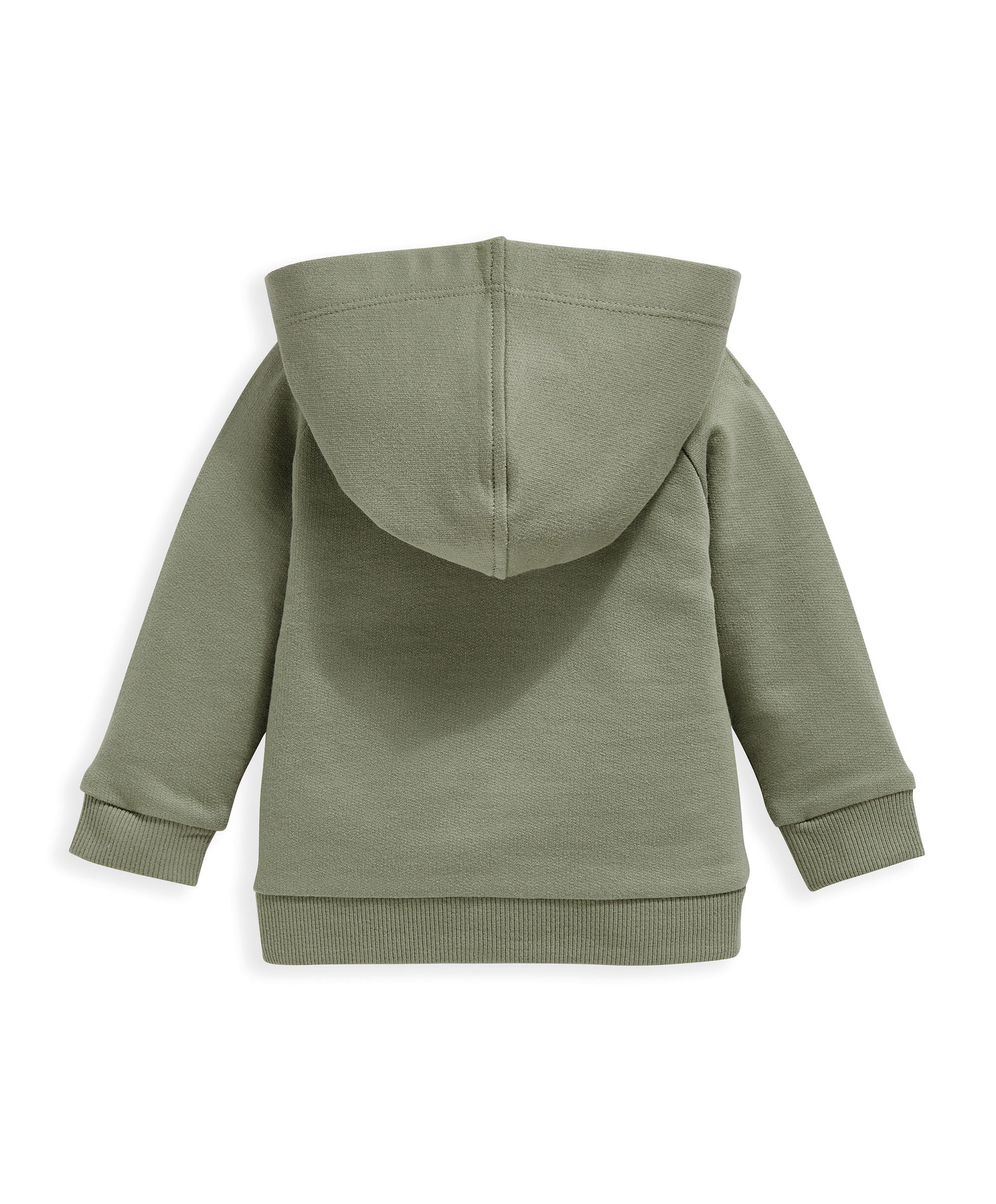 Khaki Zip Hoody image number 3