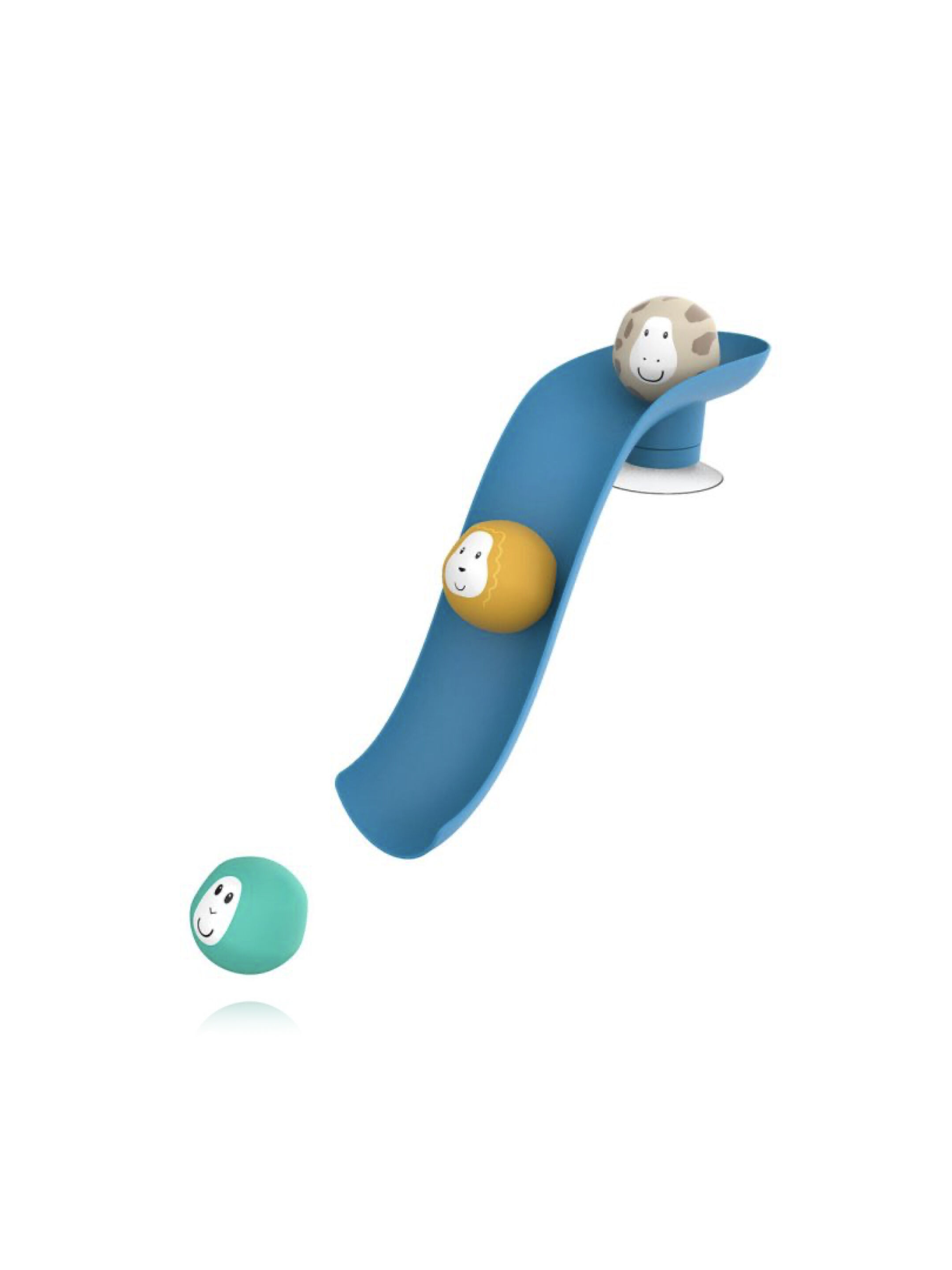 Matchstick Monkey Bathtime Slideset - Blue
