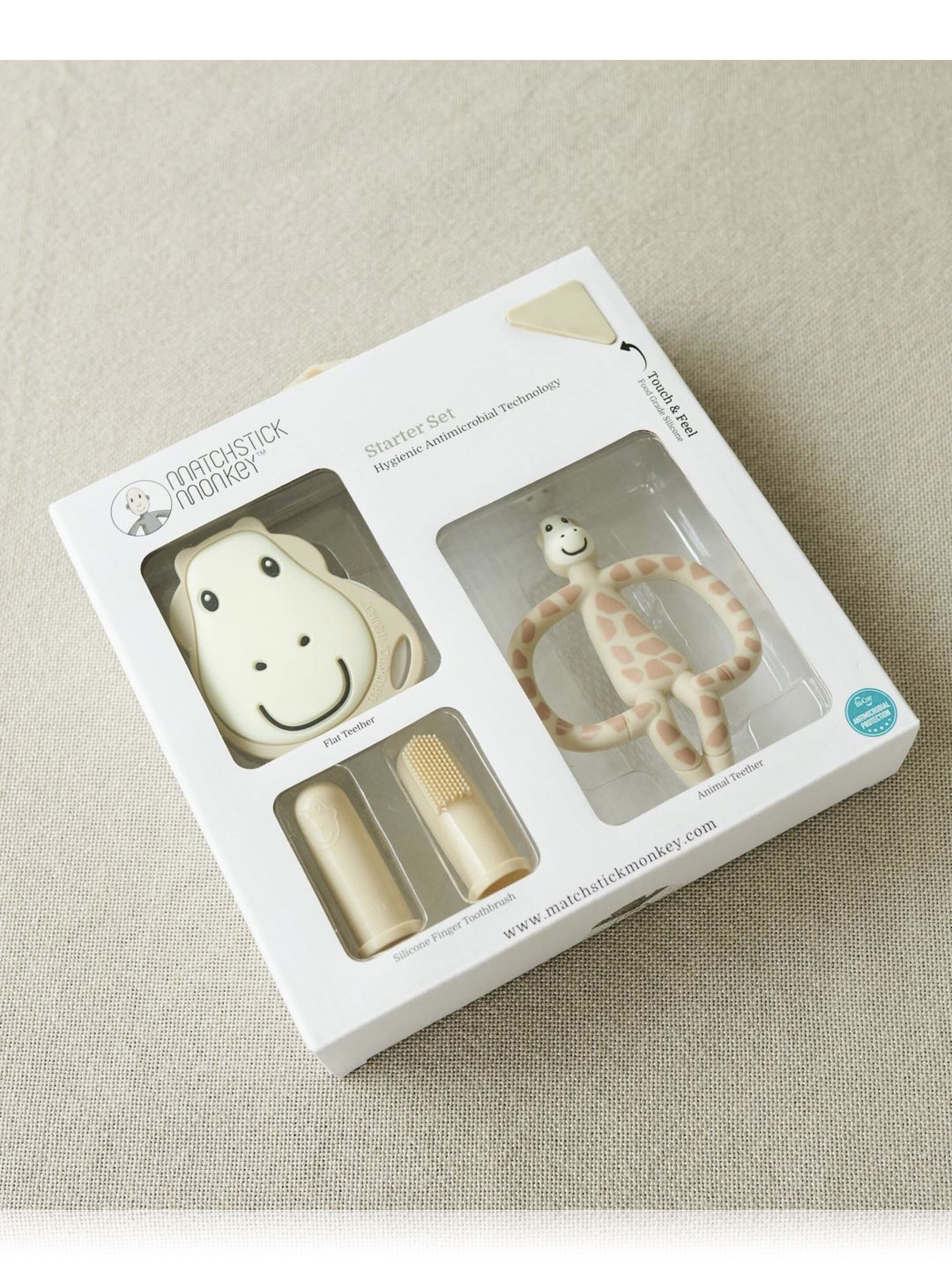 Matchstick Monkey Teething Starter Set - Giraffe image number 2