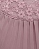 Pleated Dress with Lace Collar Pink- 0-3 image number 3