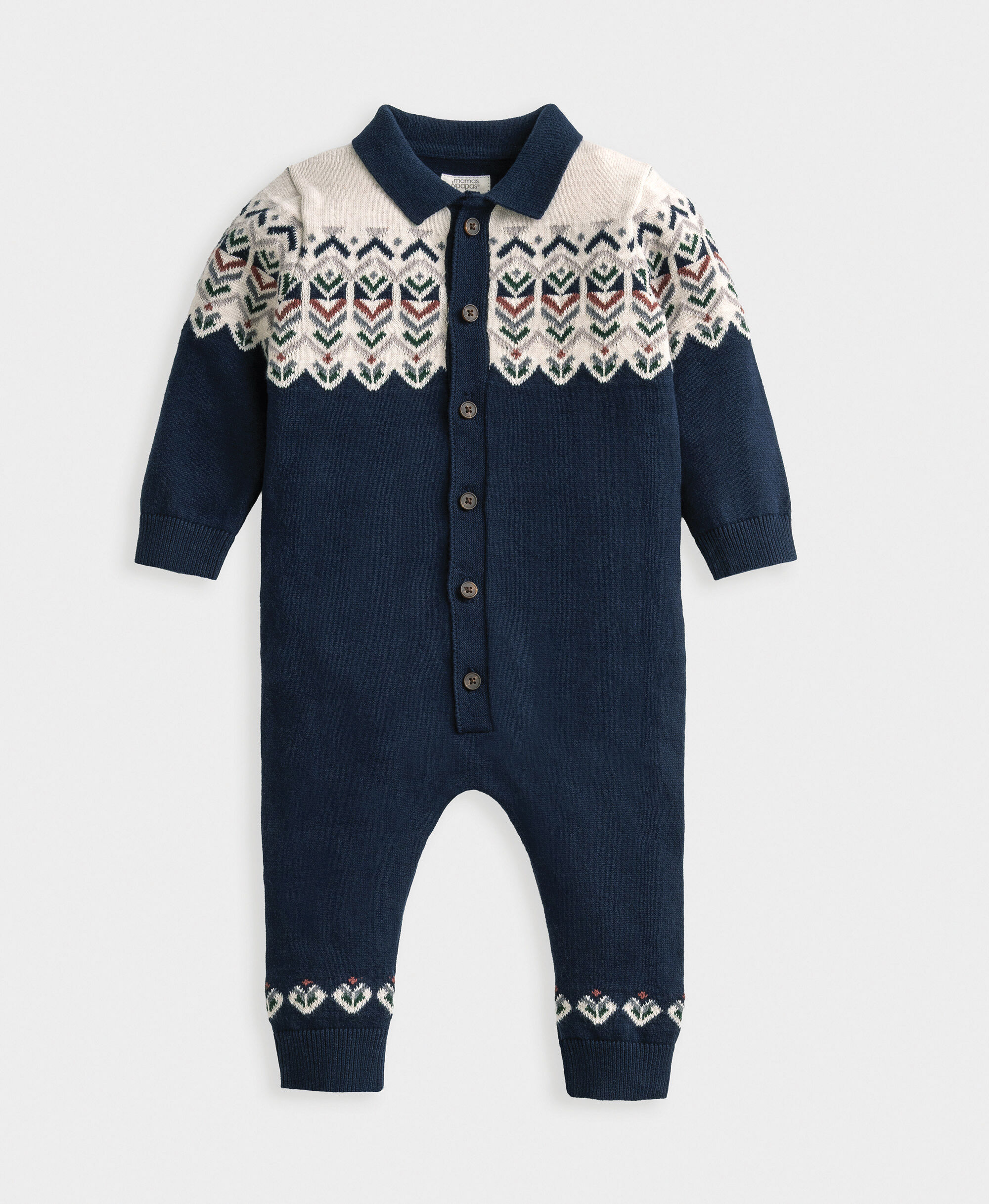 Fairisle Knitted Romper image number 2