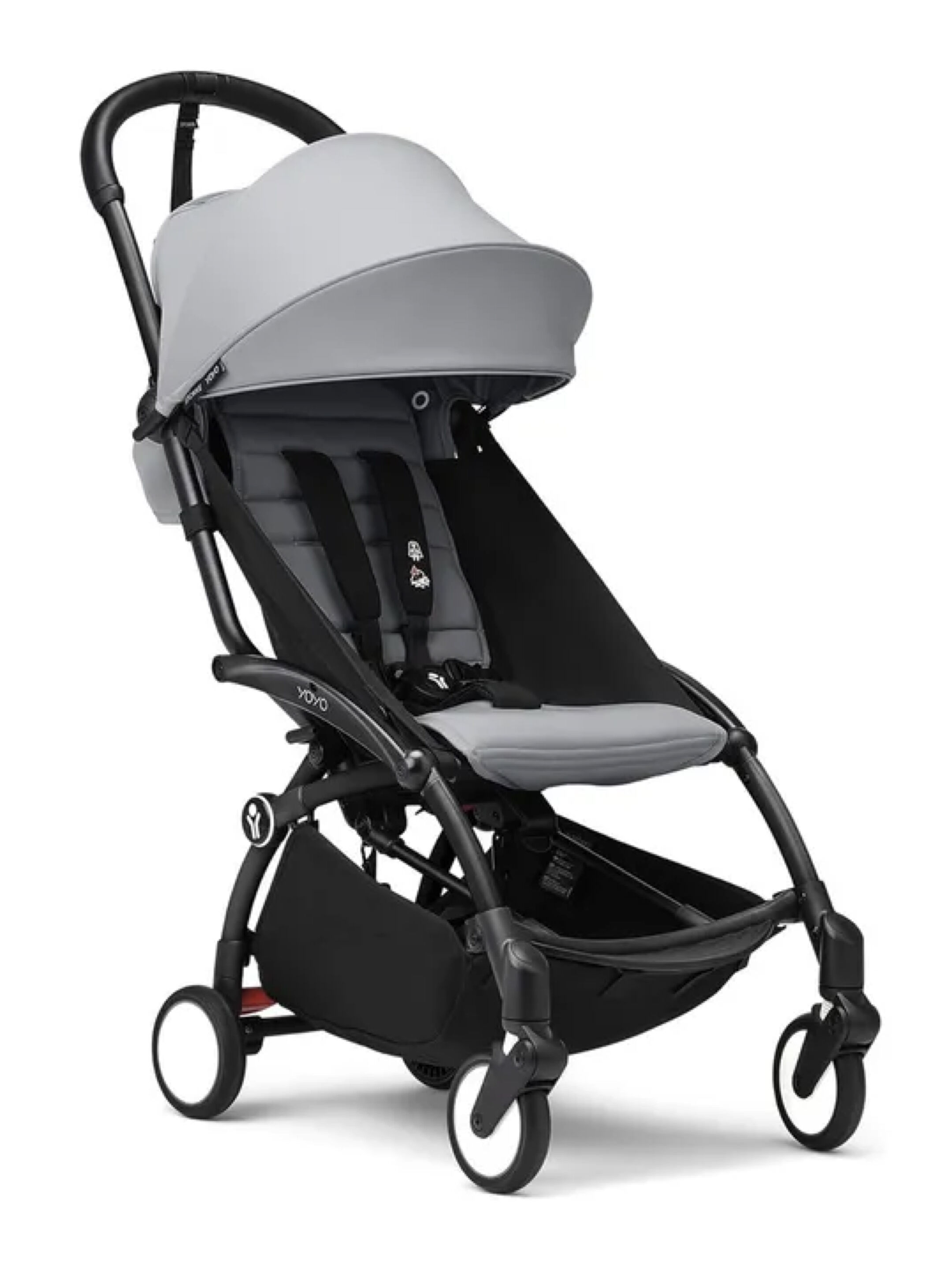 Stokke YOYO3 Black Frame with 6+ Color Pack Stone (2 Pieces)