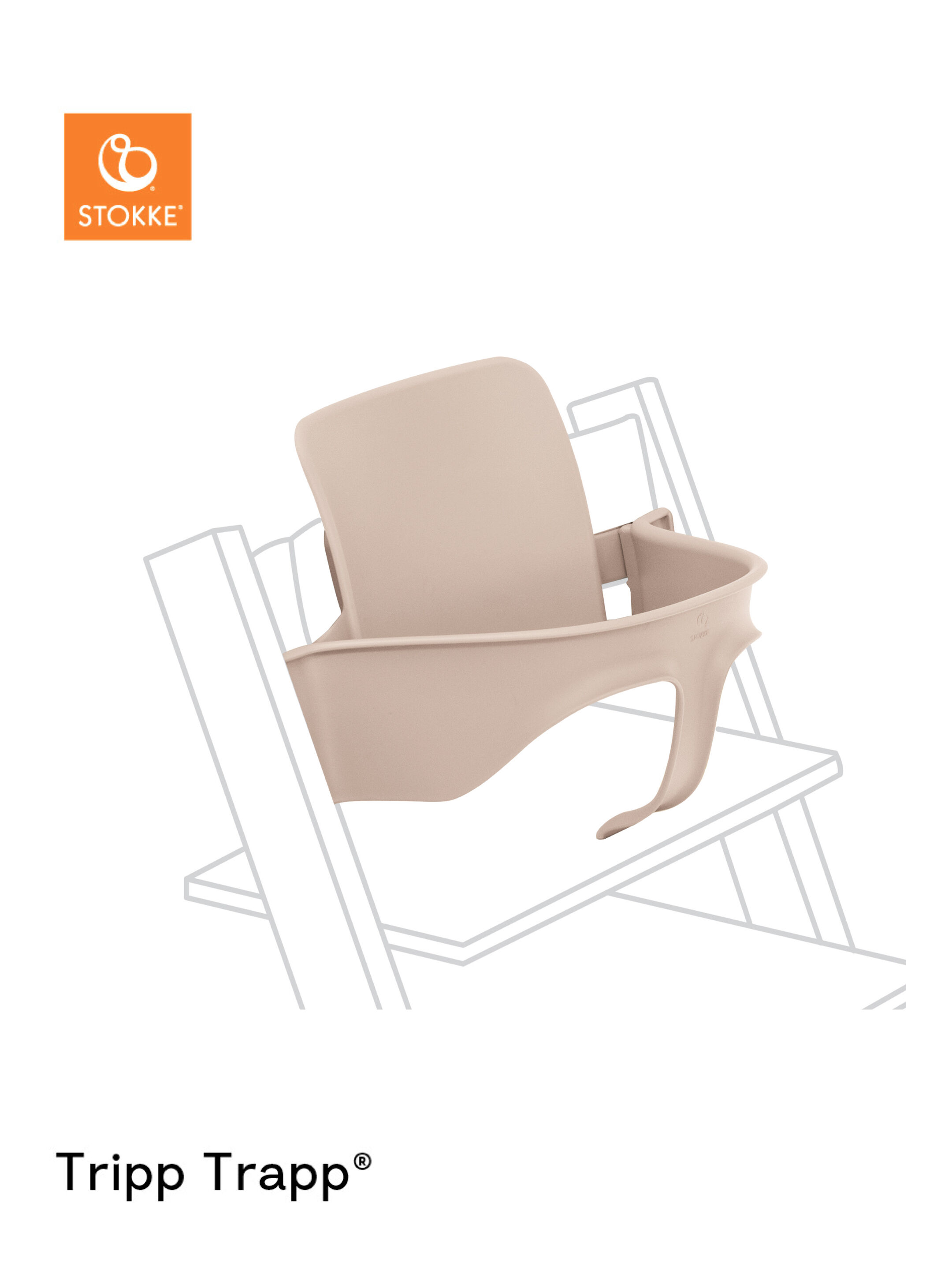 Stokke Tripp Trapp Baby Set - Serene Pink image number 1