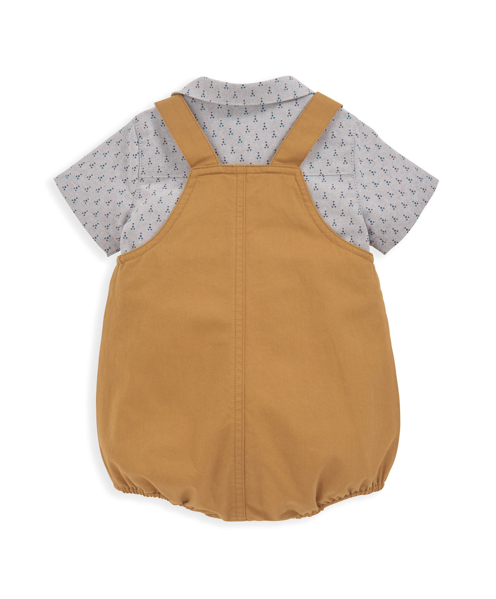 Short Sleeve Shirt and Dungaree Set - 2 Piece Set - Laura Ashley image number 3