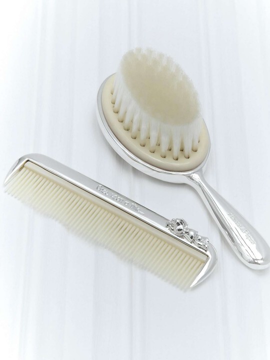 Once Upon a Time - Silver Brush & Comb Set image number 3