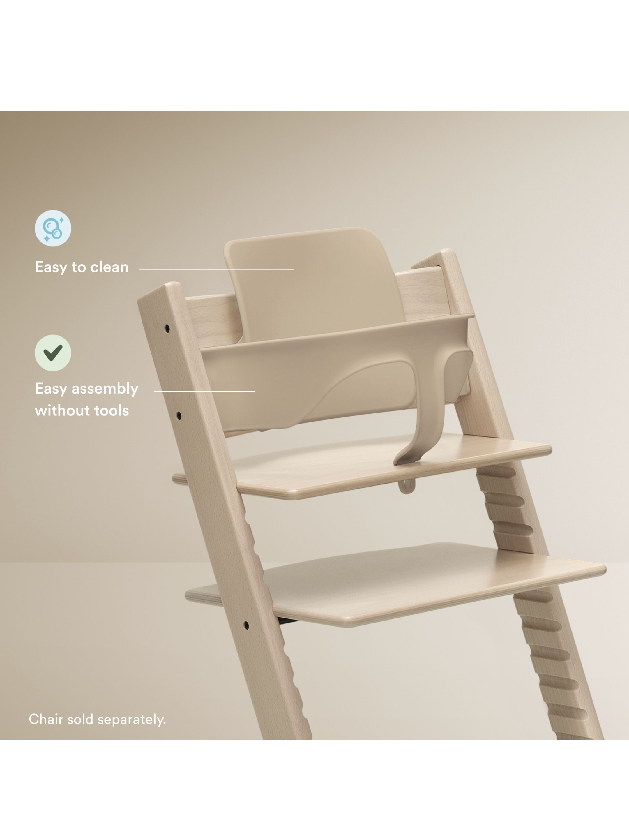 Stokke Tripp Trapp Baby Set V2 - Natural image number 4