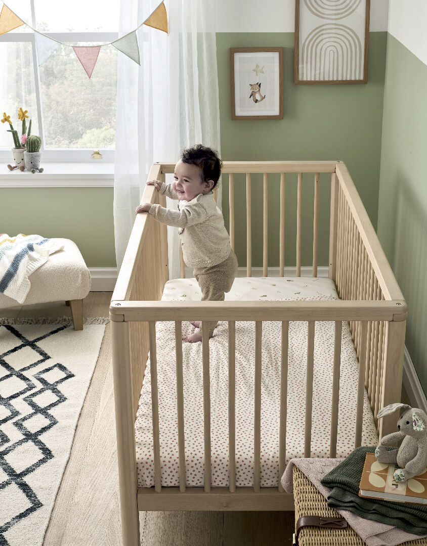 Compact Solo Cotbed - Natural image number 6