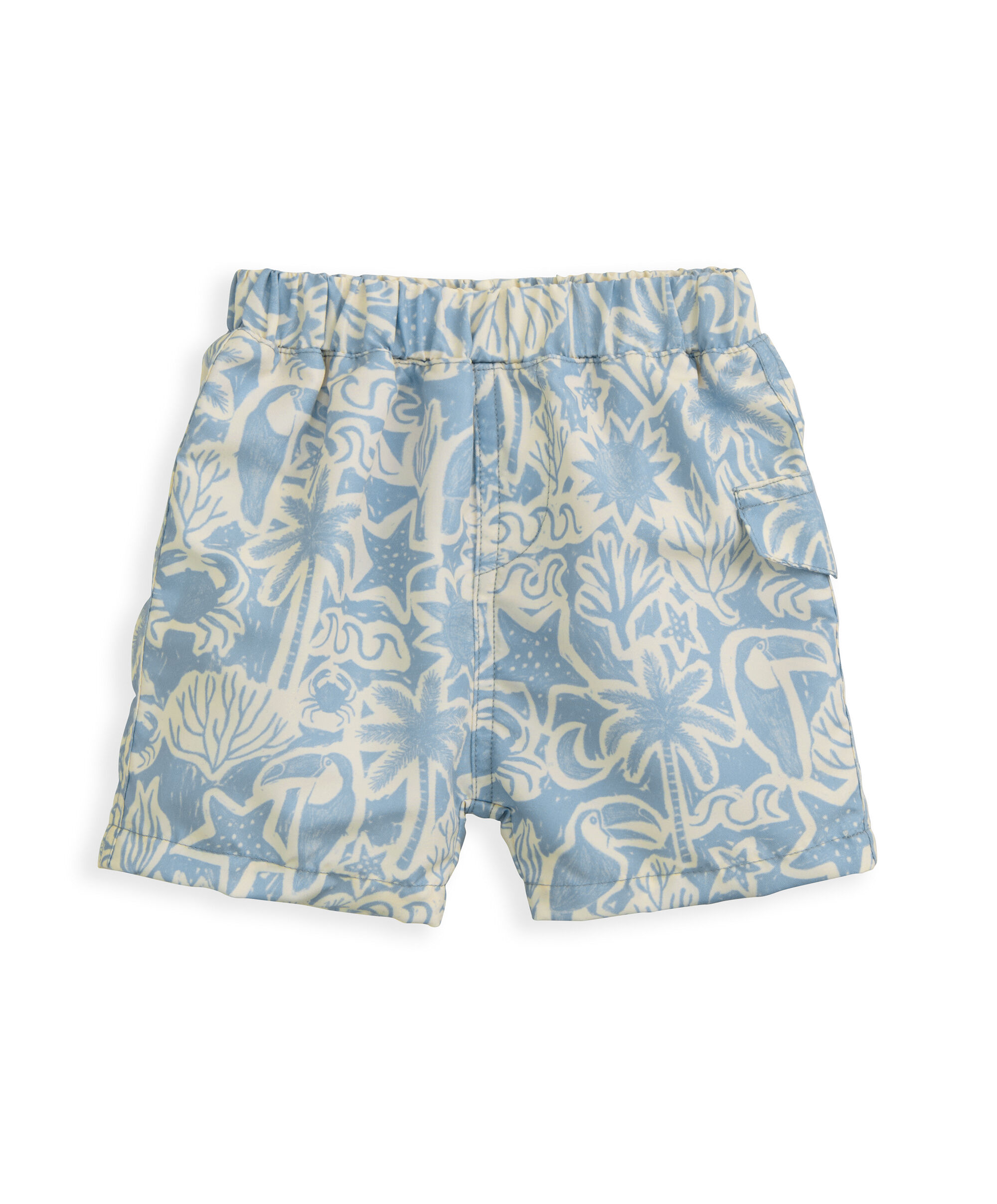 Board Shorts & Long-sleeved Top Outfit Set image number 4