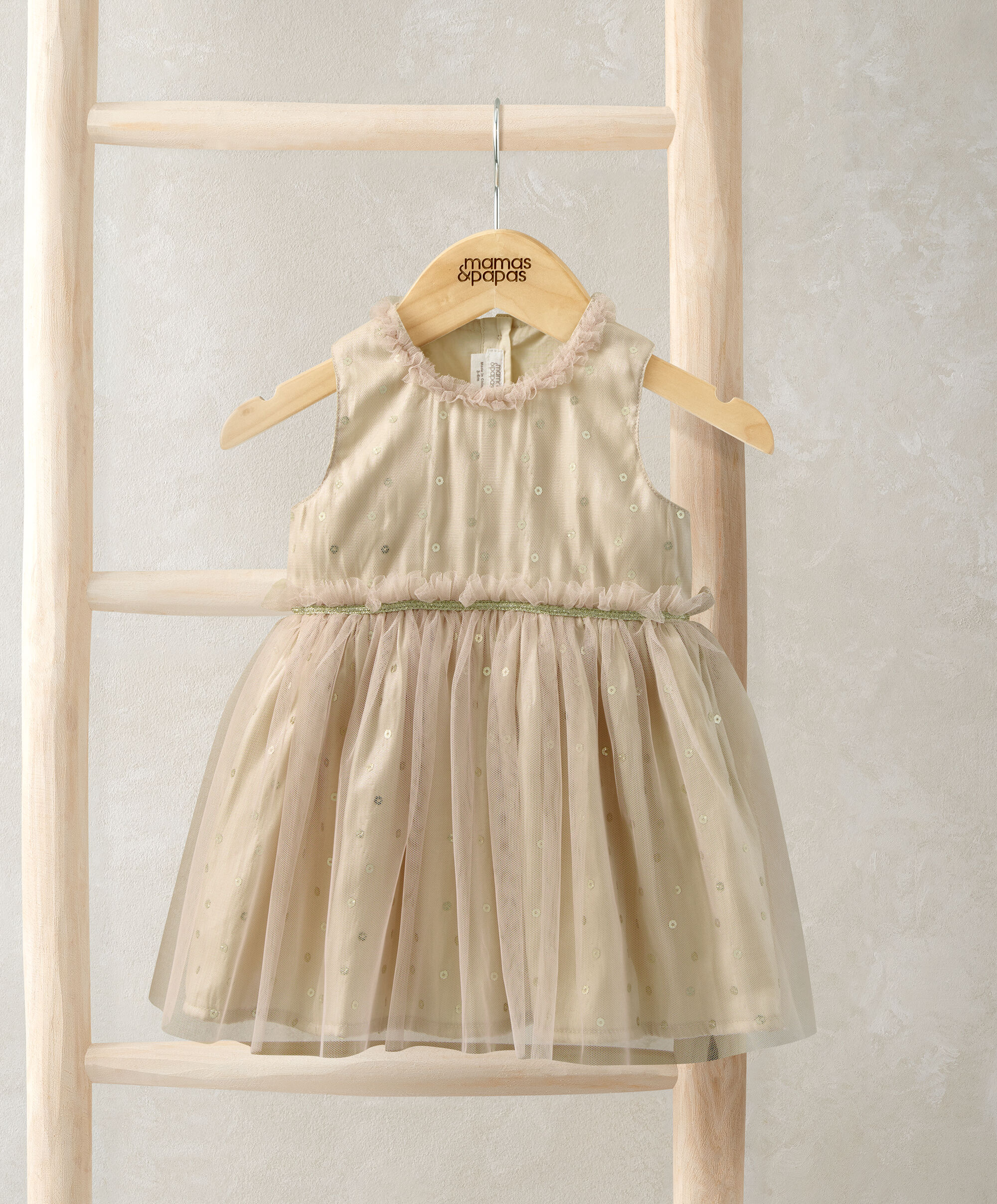 Gold Mesh Dress