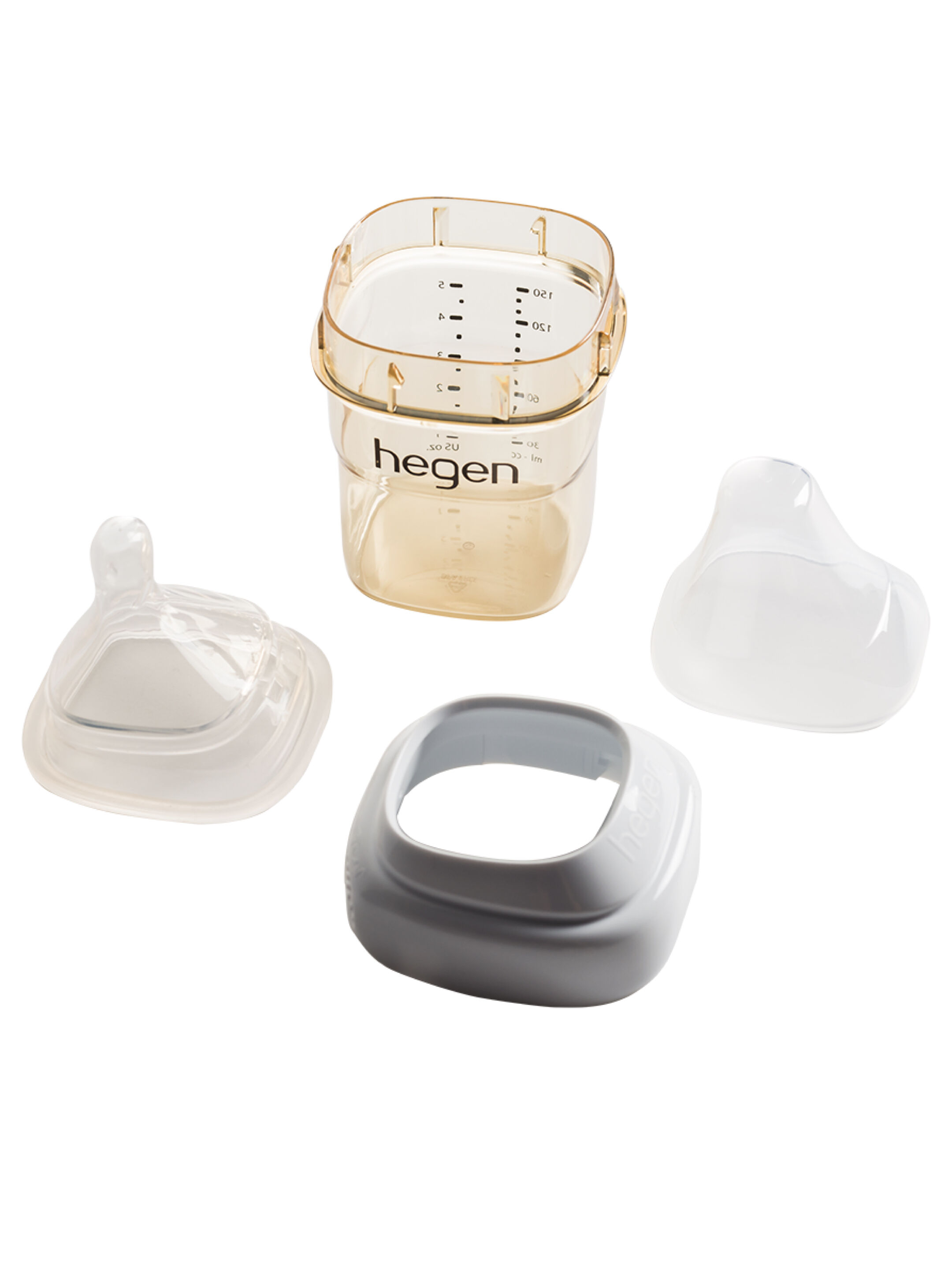 Hegen PCTO&trade; 240ml Feeding Bottle -2 Pack with 2x Medium Flow Teat (3 to 6 months) image number 2