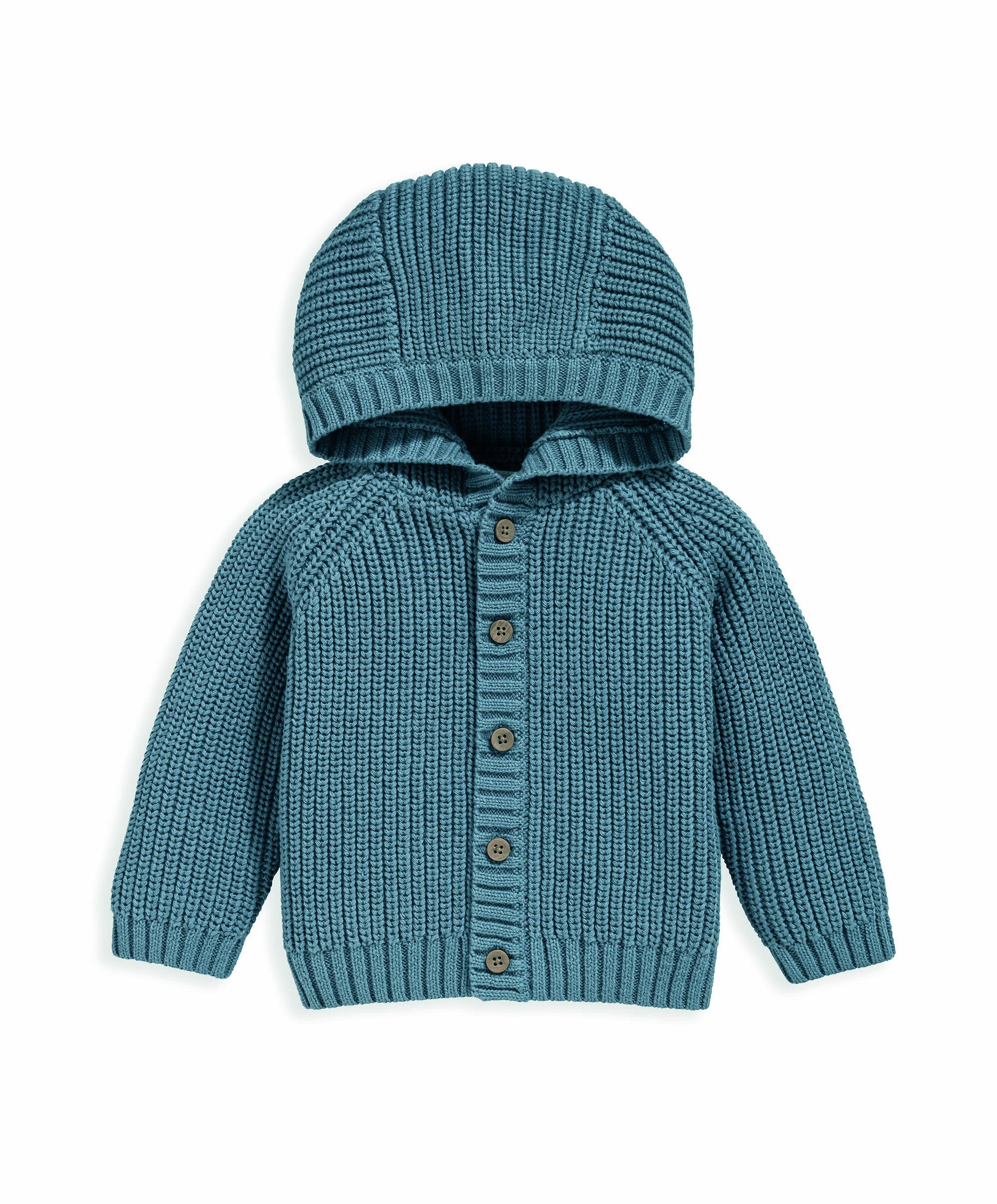 Hooded Knit Cardigan image number 2