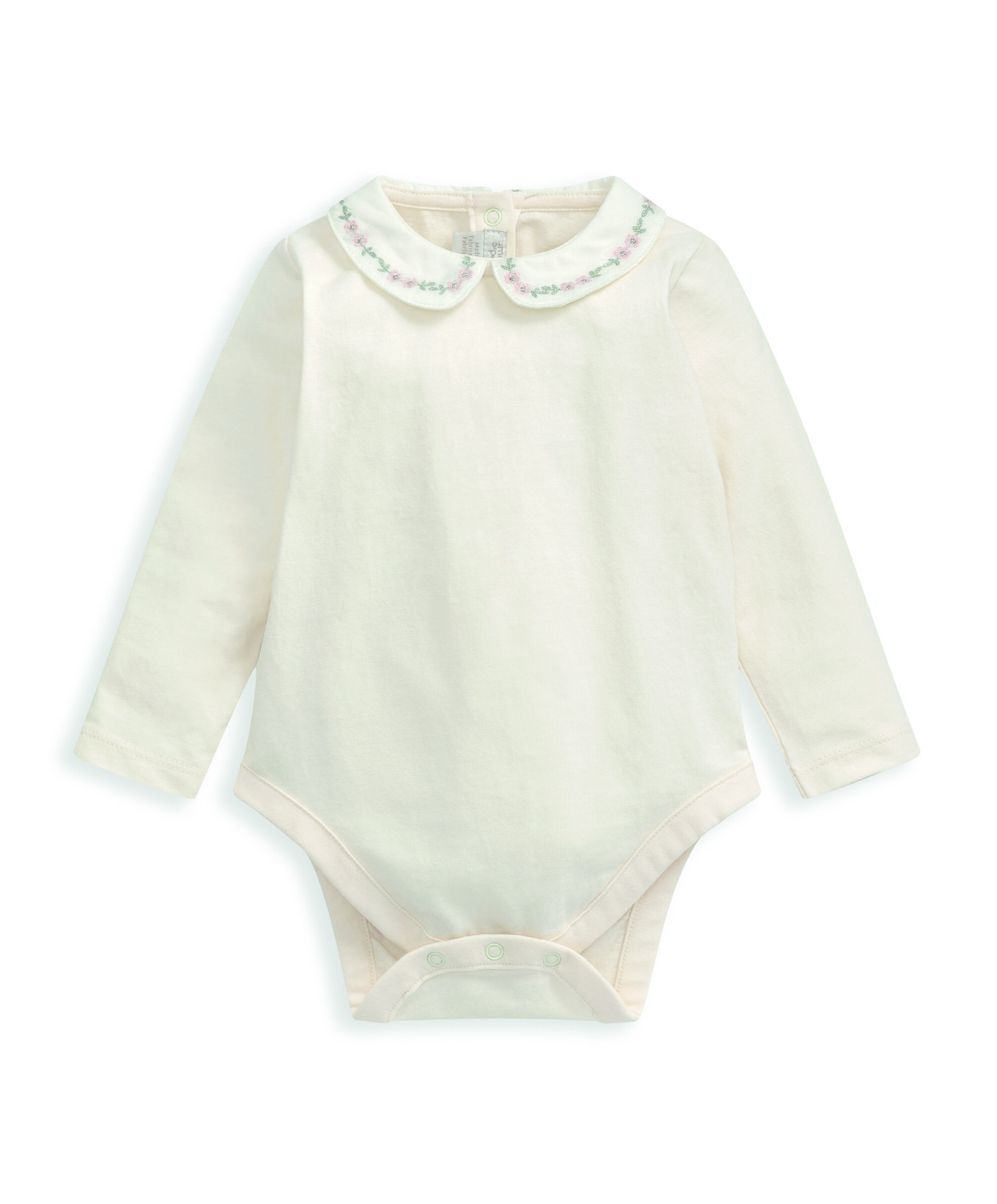 Embroidered Collar Bodysuit image number 2