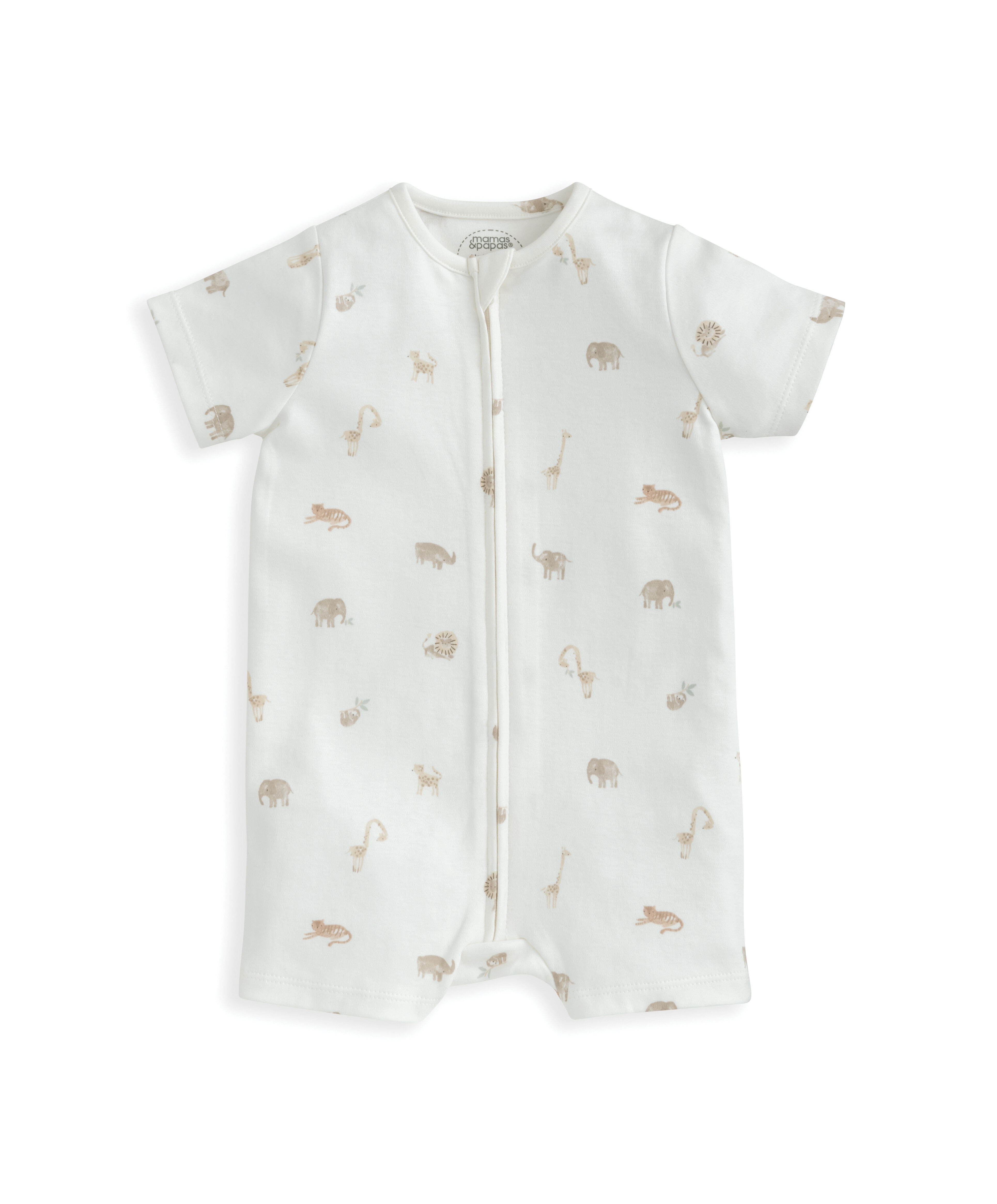 Safari All Over Print Shortie Romper image number 2
