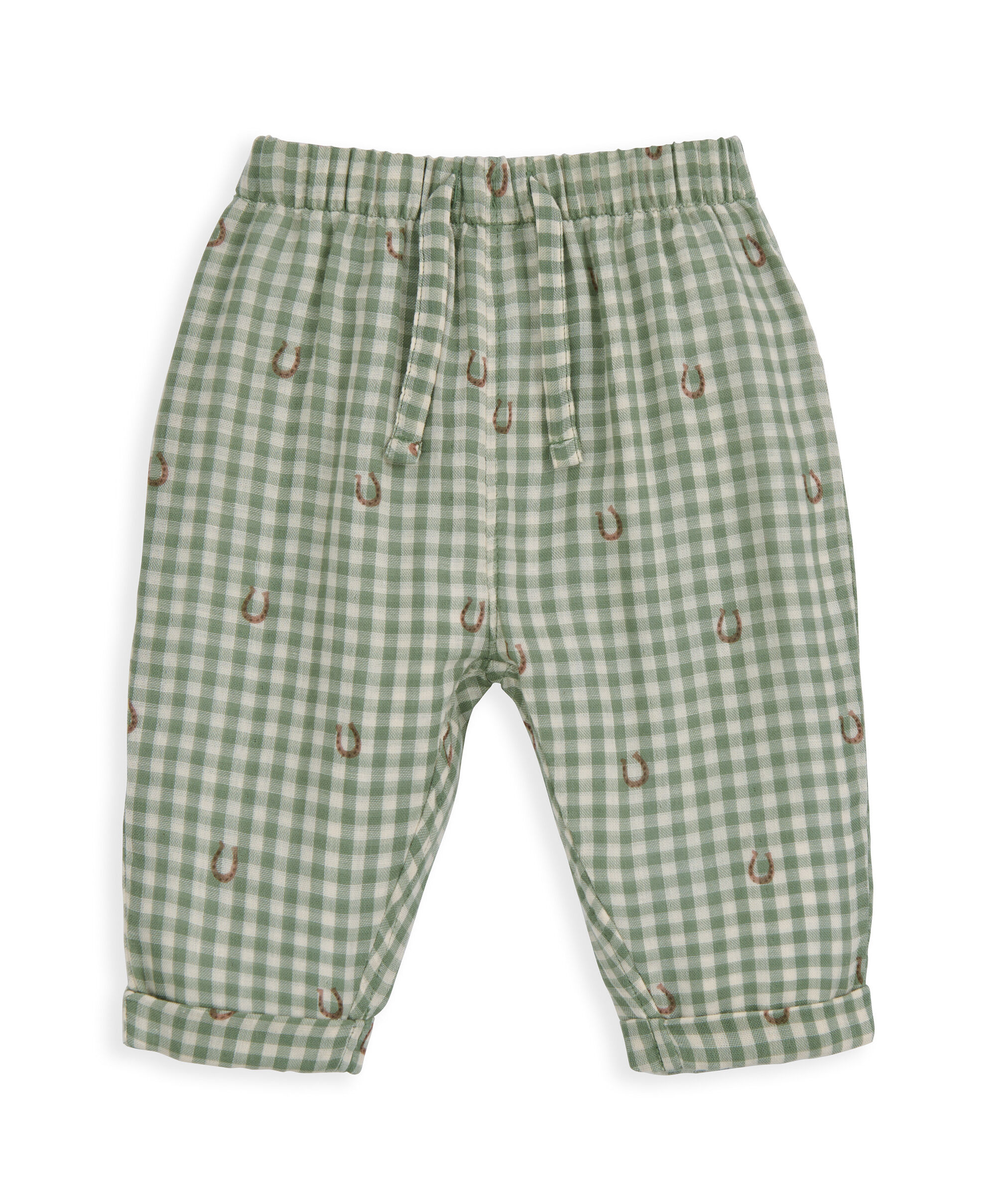 Gingham Jacket, Trousers & Bodysuit Set image number 4