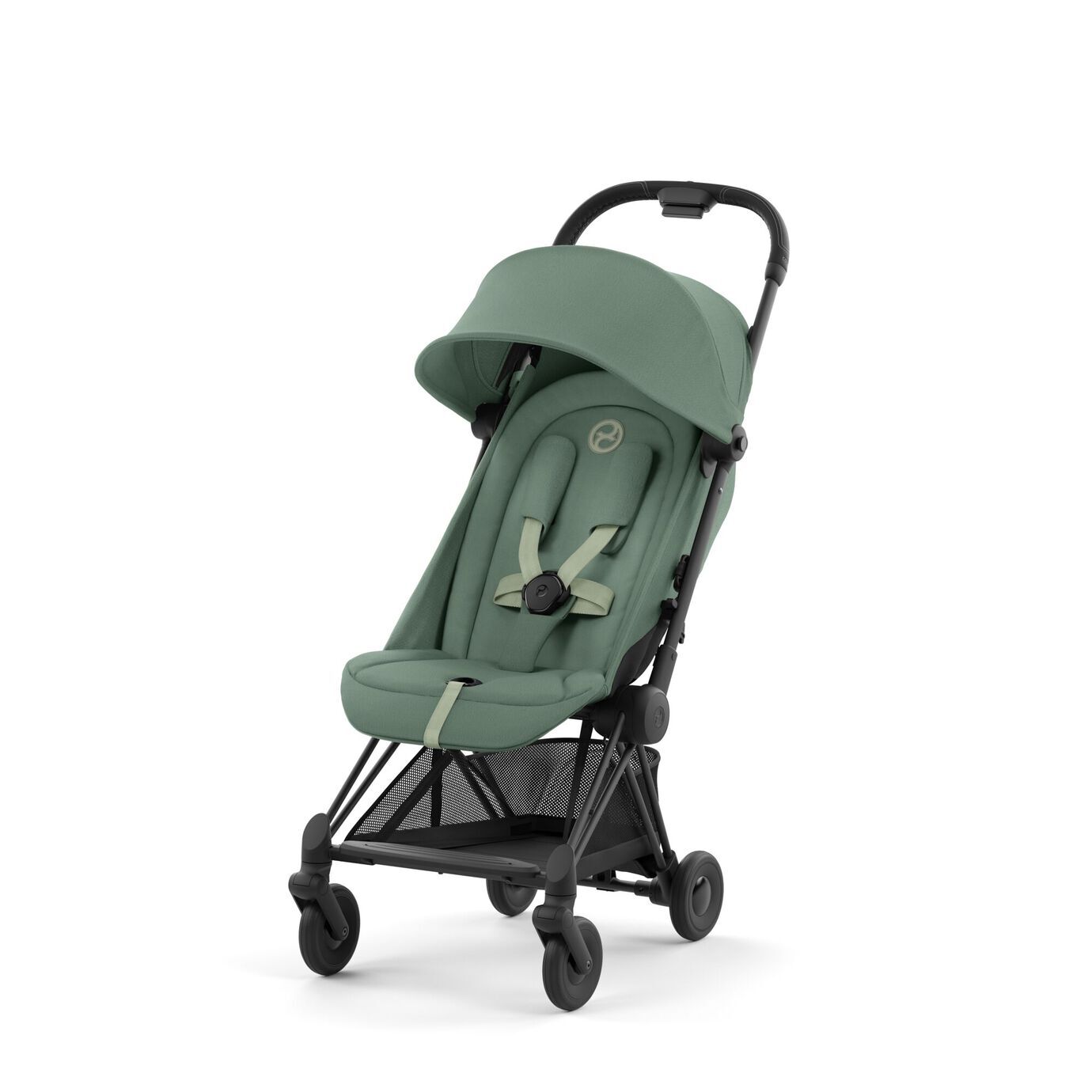 Cybex Coya Cabin Approved Stroller Leaf Green with Matte Black Frame