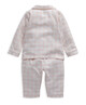 Pink Gingham Woven Pyjamas image number 3