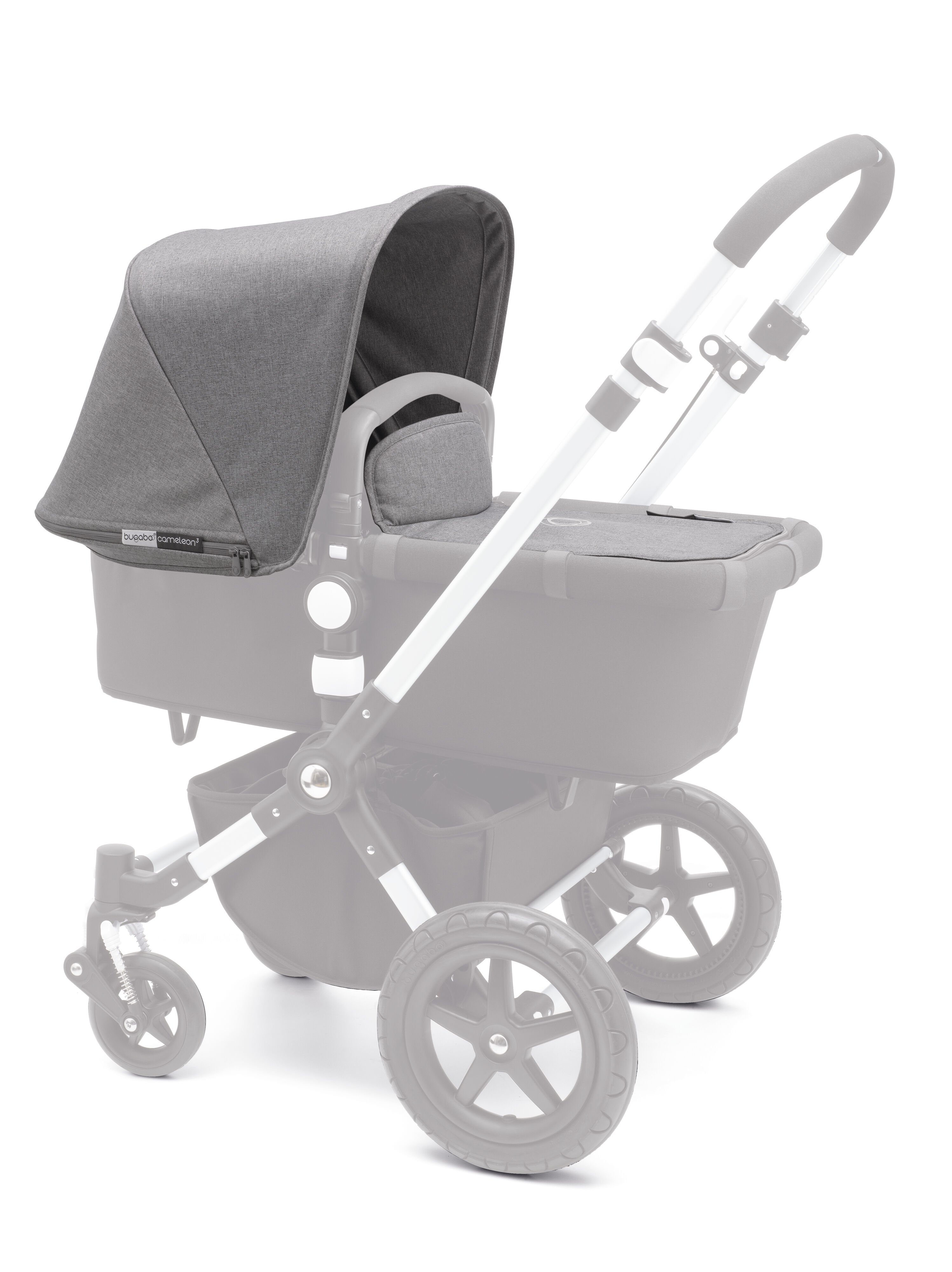 Bugaboo grey 2025 melange fabric set