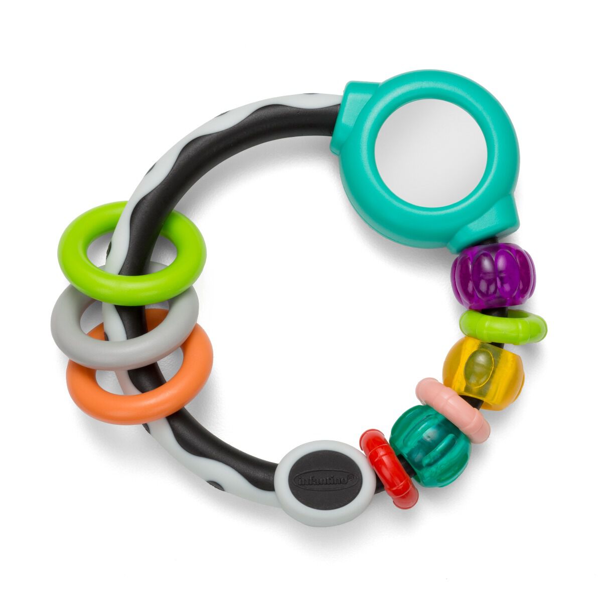 Infantino - Shake & Spin Rattling Ring image number 1