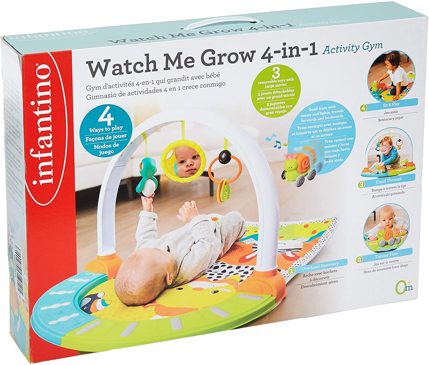 Buy INFANTINO WATCH ME GROW 3 IN 1 ACTIVITY GYM Playmats Gyms Mamas Papas Qatar
