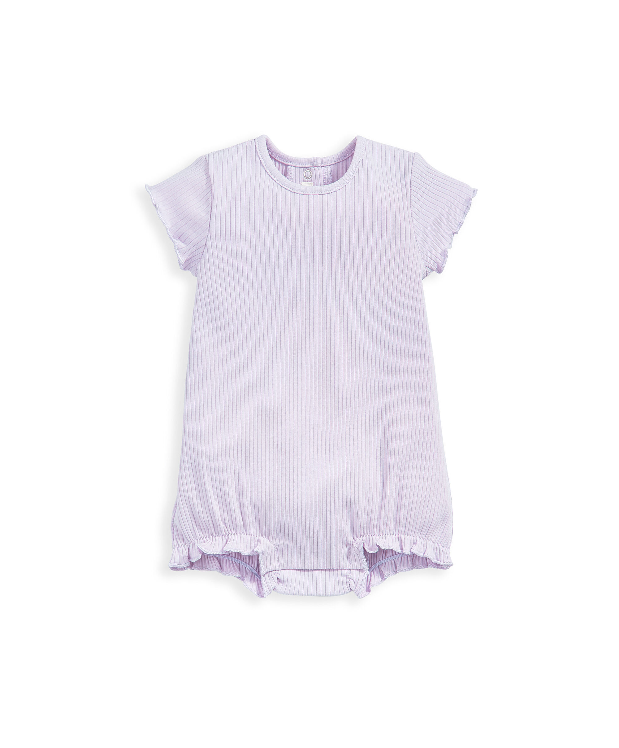 Organic Heather Frill Romper image number 2