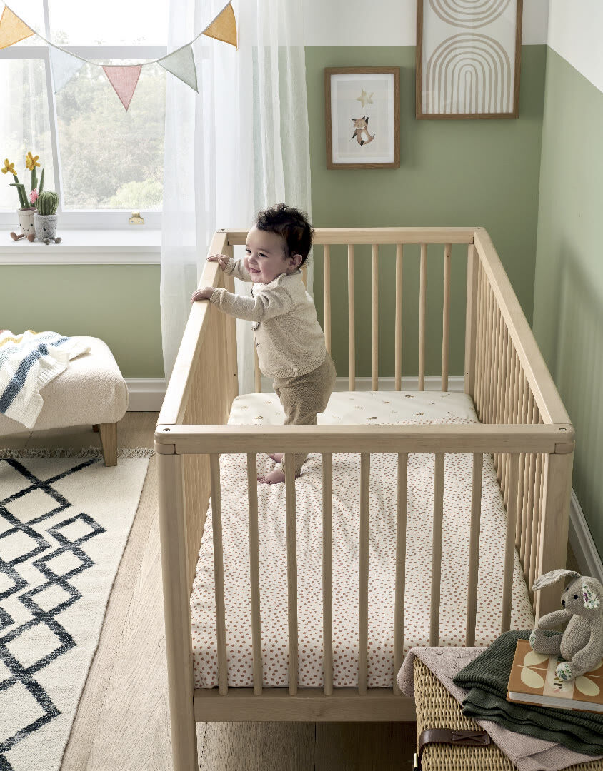 Compact Solo Cotbed - Natural image number 8