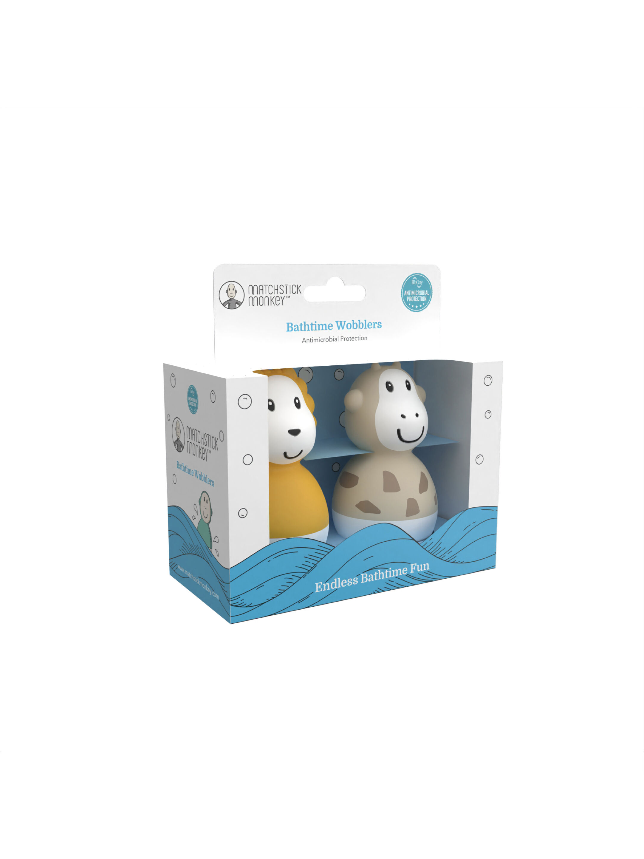 Matchstick Monkey Bathtime Wobblers - Lion & Giraffe image number 4