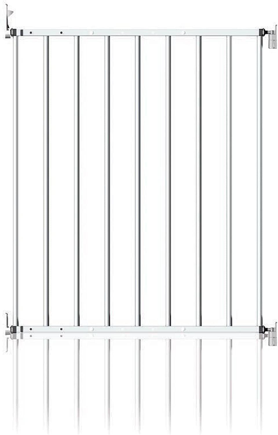 Clippasafe Extendable No Trip Gate, 60-107cm - Metal (White) image number 1