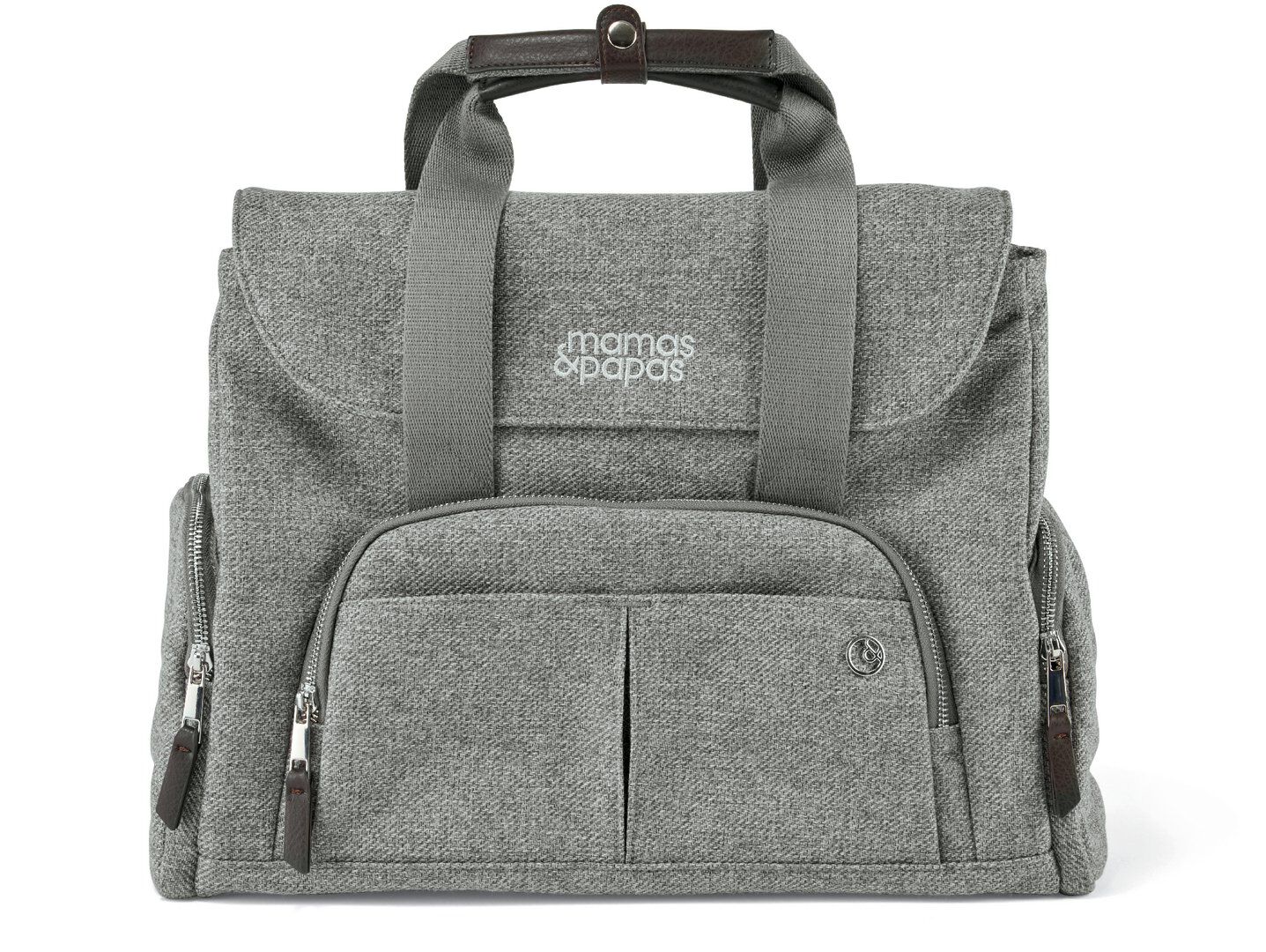 Buy Bowling Style Changing Bag Woven Grey Changing Bags