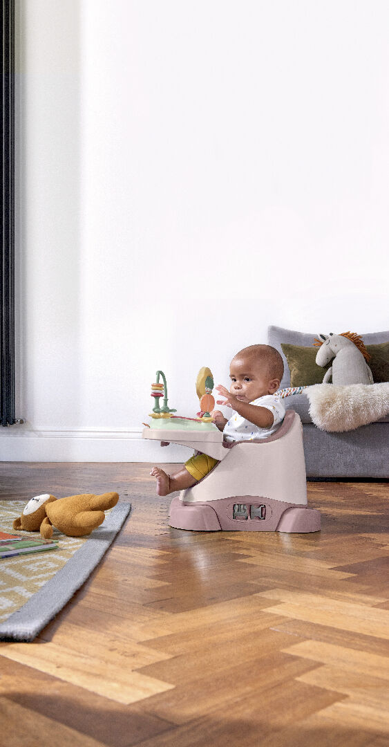 Bug 3-in-1 Floor & Booster Seat with Activity Tray - Blossom image number 6