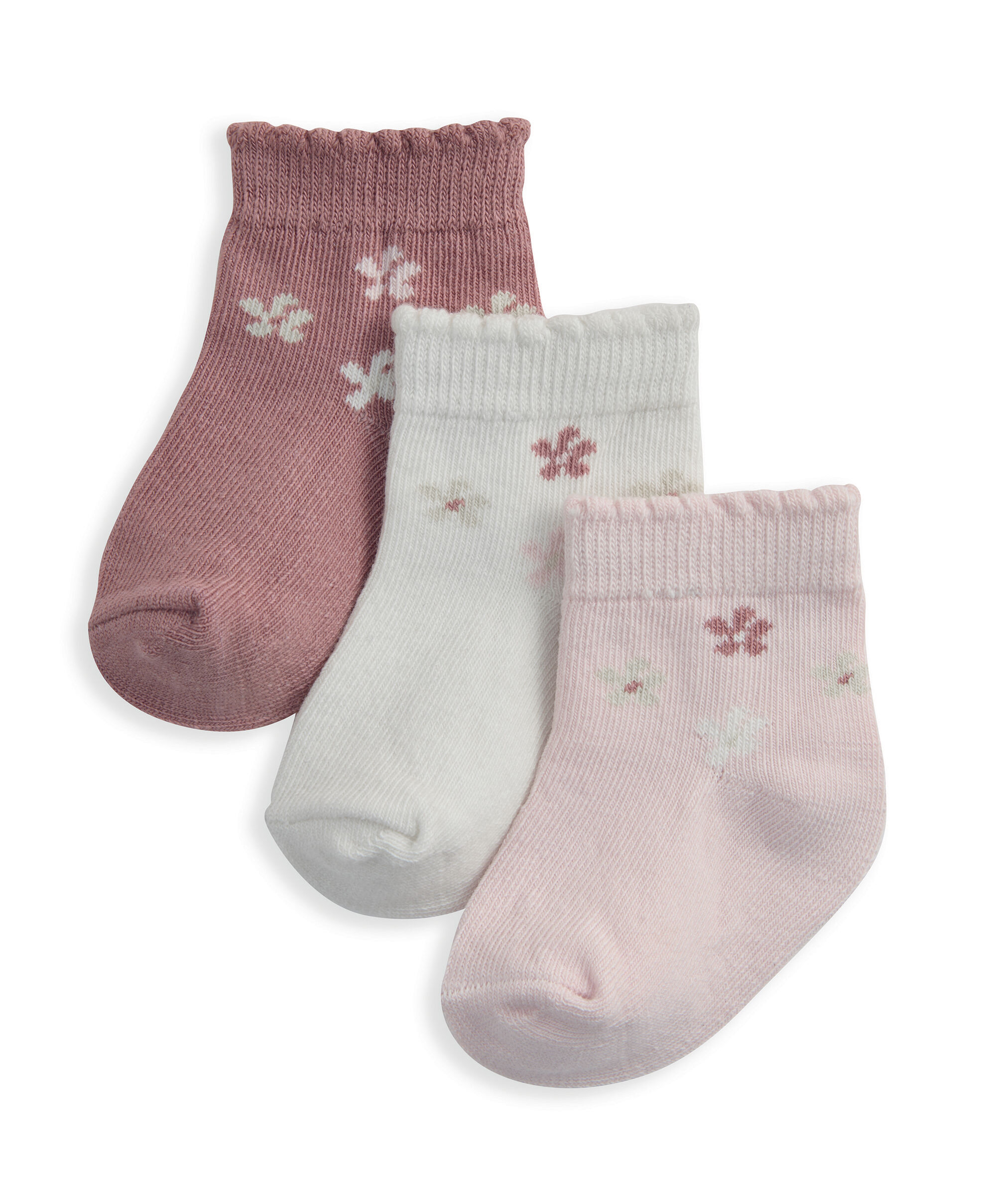 Floral Socks (Pack of 3)  image number 1