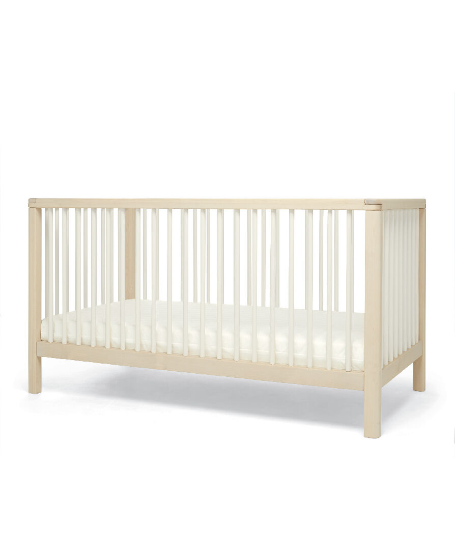 Compact Solo Cotbed - Natural White image number 6