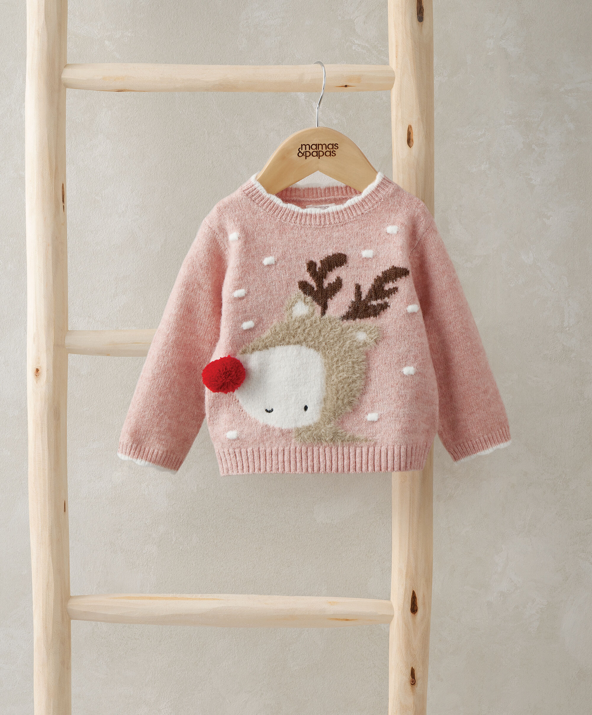 Reindeer Christmas Jumper image number 1