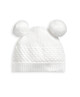 White Knitted Pom Hat image number 1