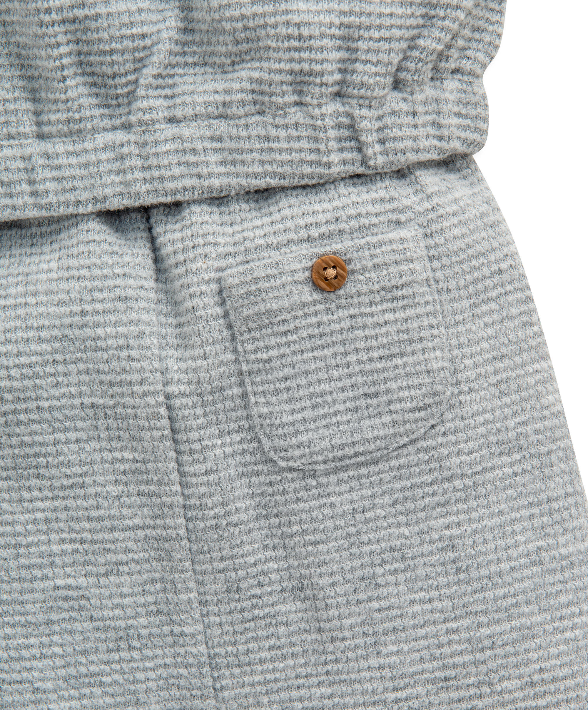 Grey Brushed Waffle Set image number 5
