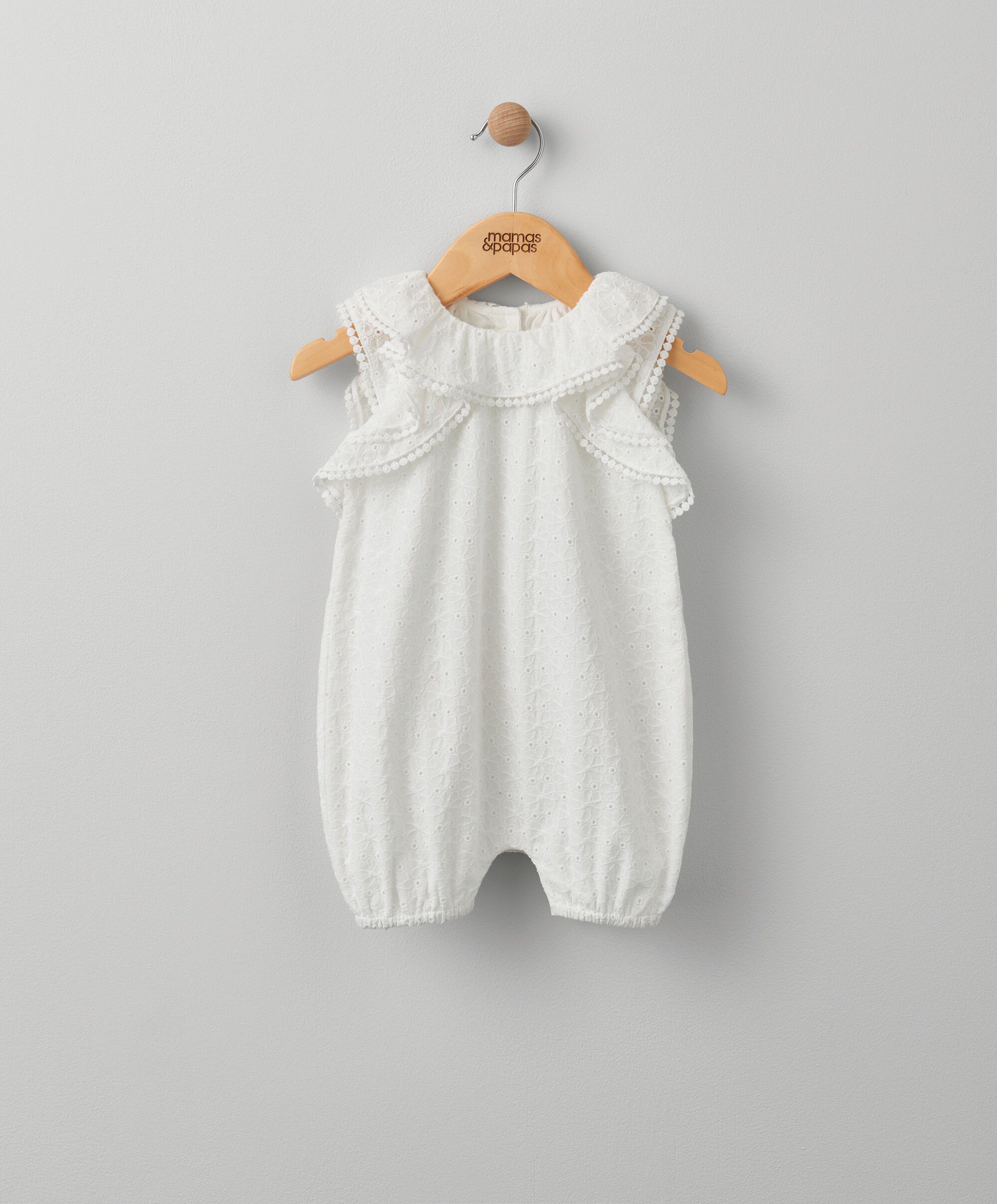 Broderie Romper White image number 1