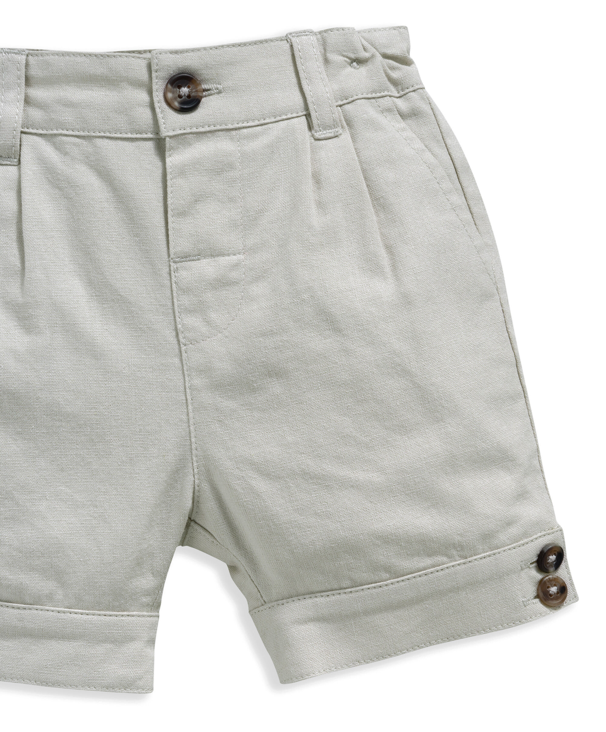 Boys grey linen discount shorts