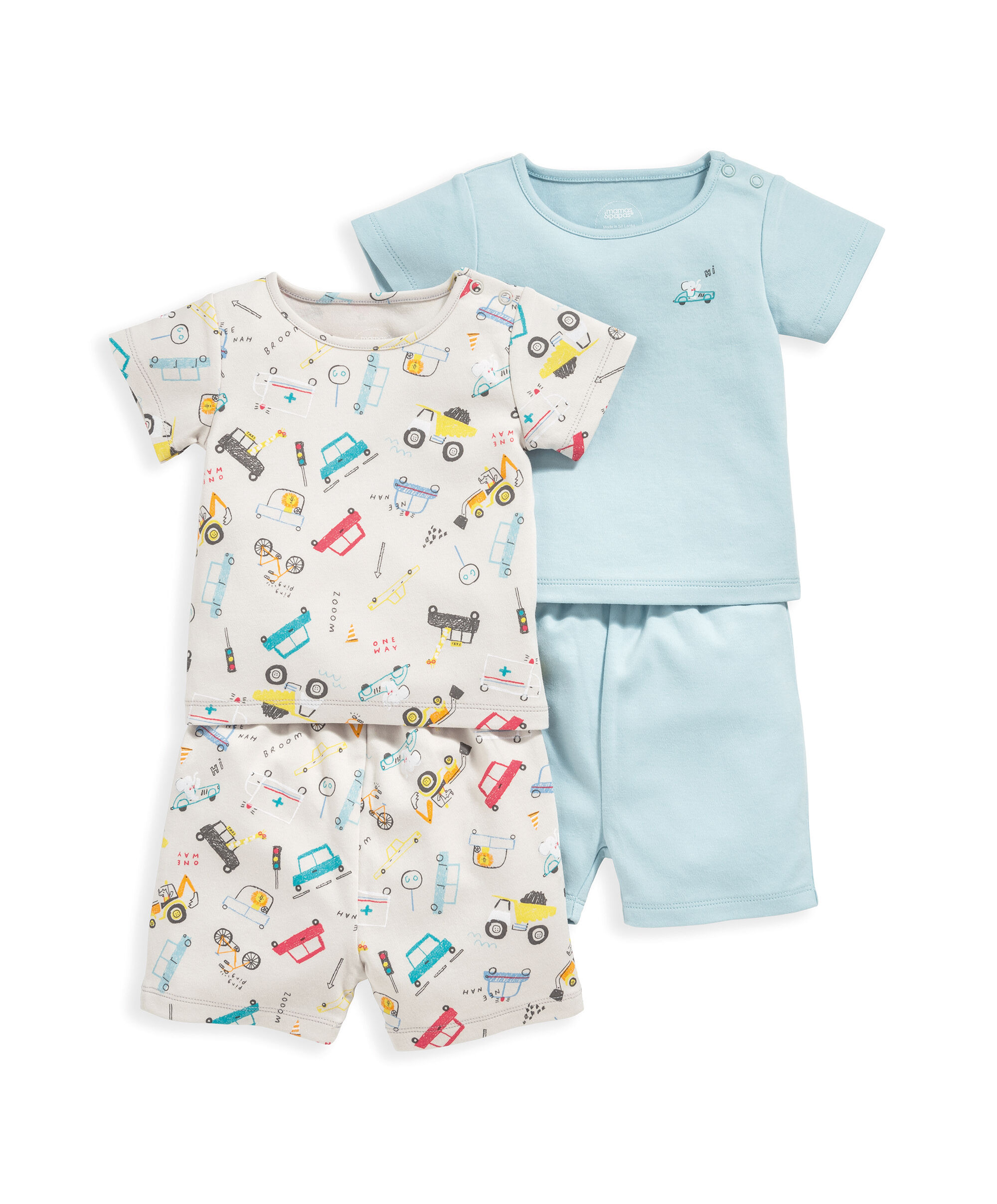 Baby boy short sleeve pyjamas deals