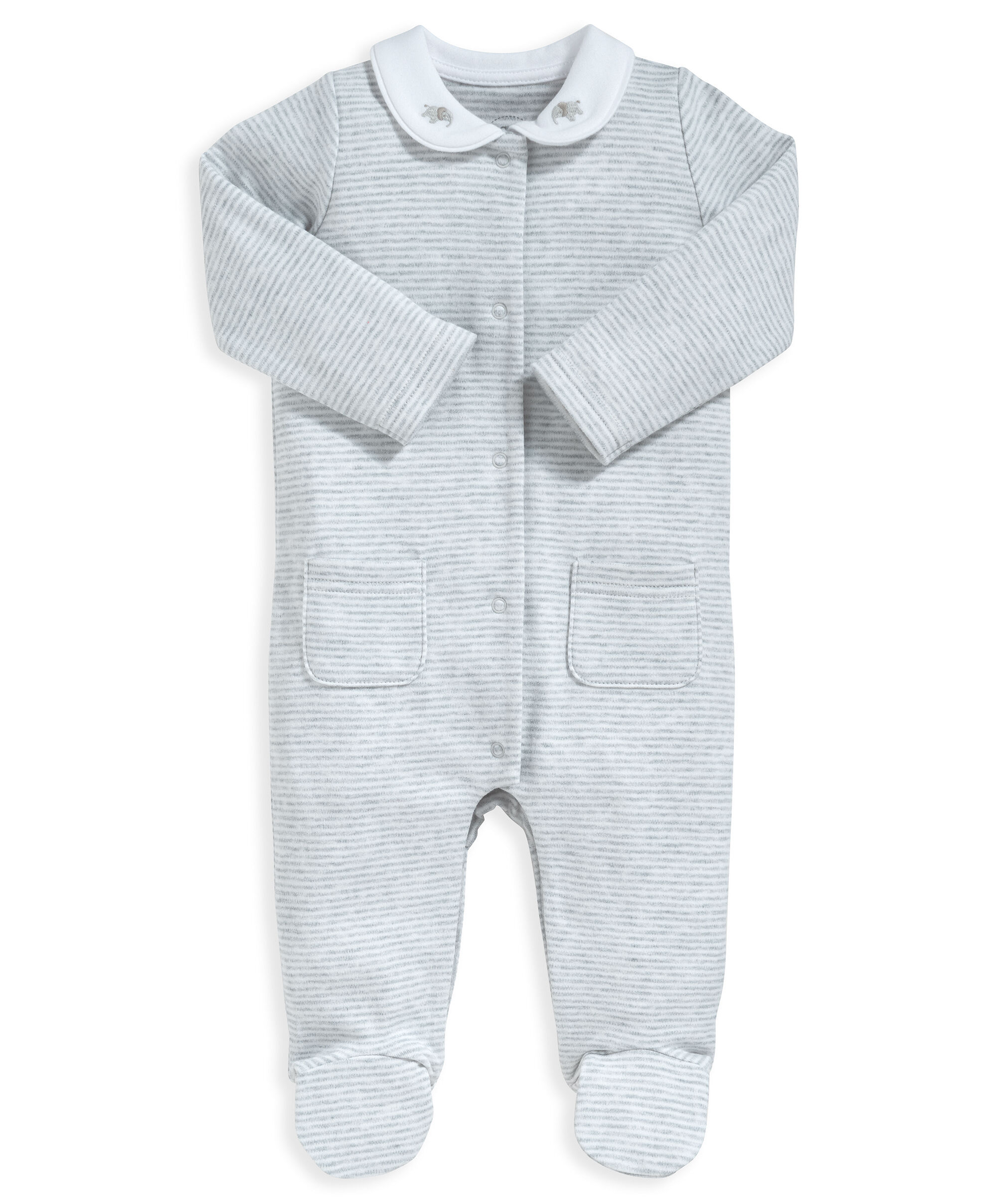 Collared sleepsuit sales