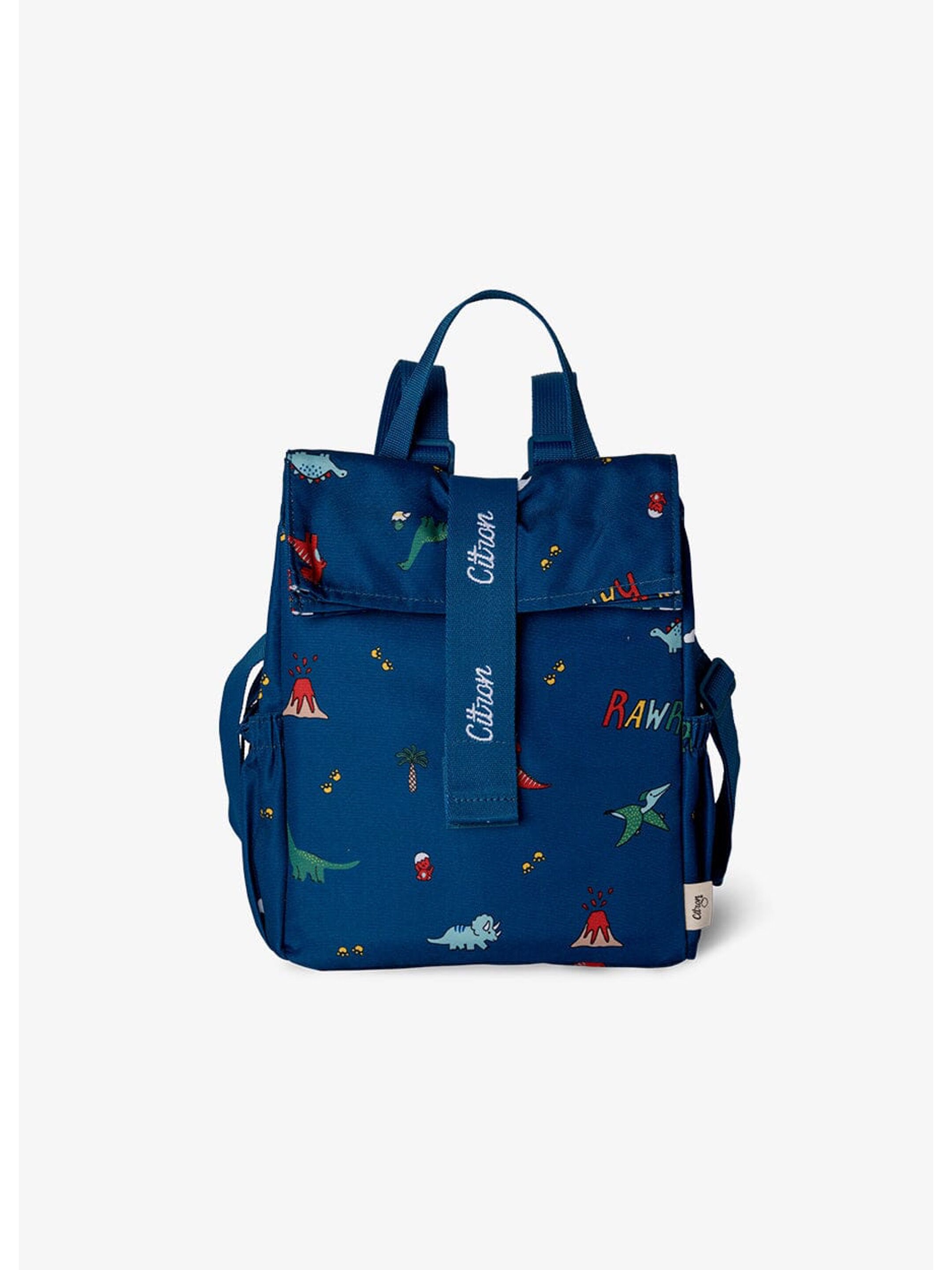 Citron Insulated Rollup Lunch Bag - Dino image number 1