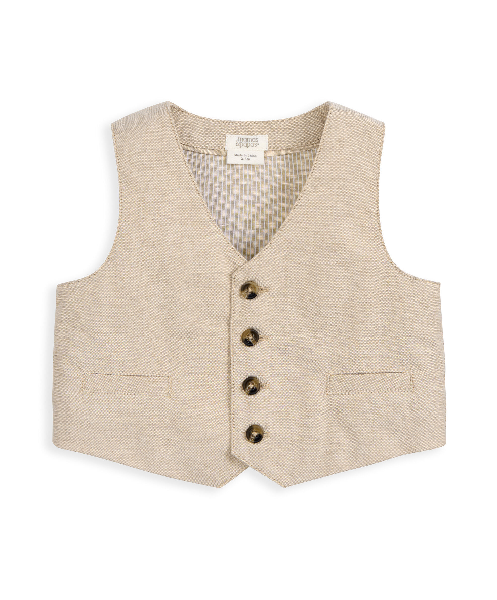 4 Piece Suit - Brown image number 4