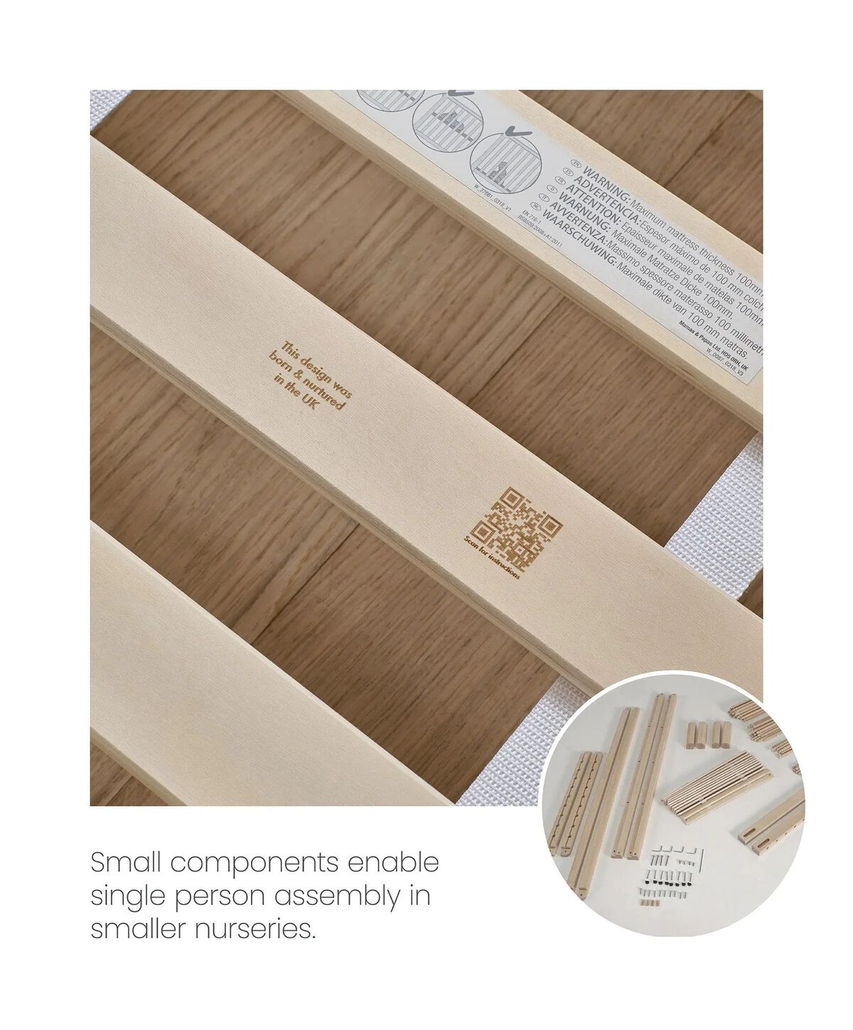 Compact Solo Cotbed - Moss Green image number 4