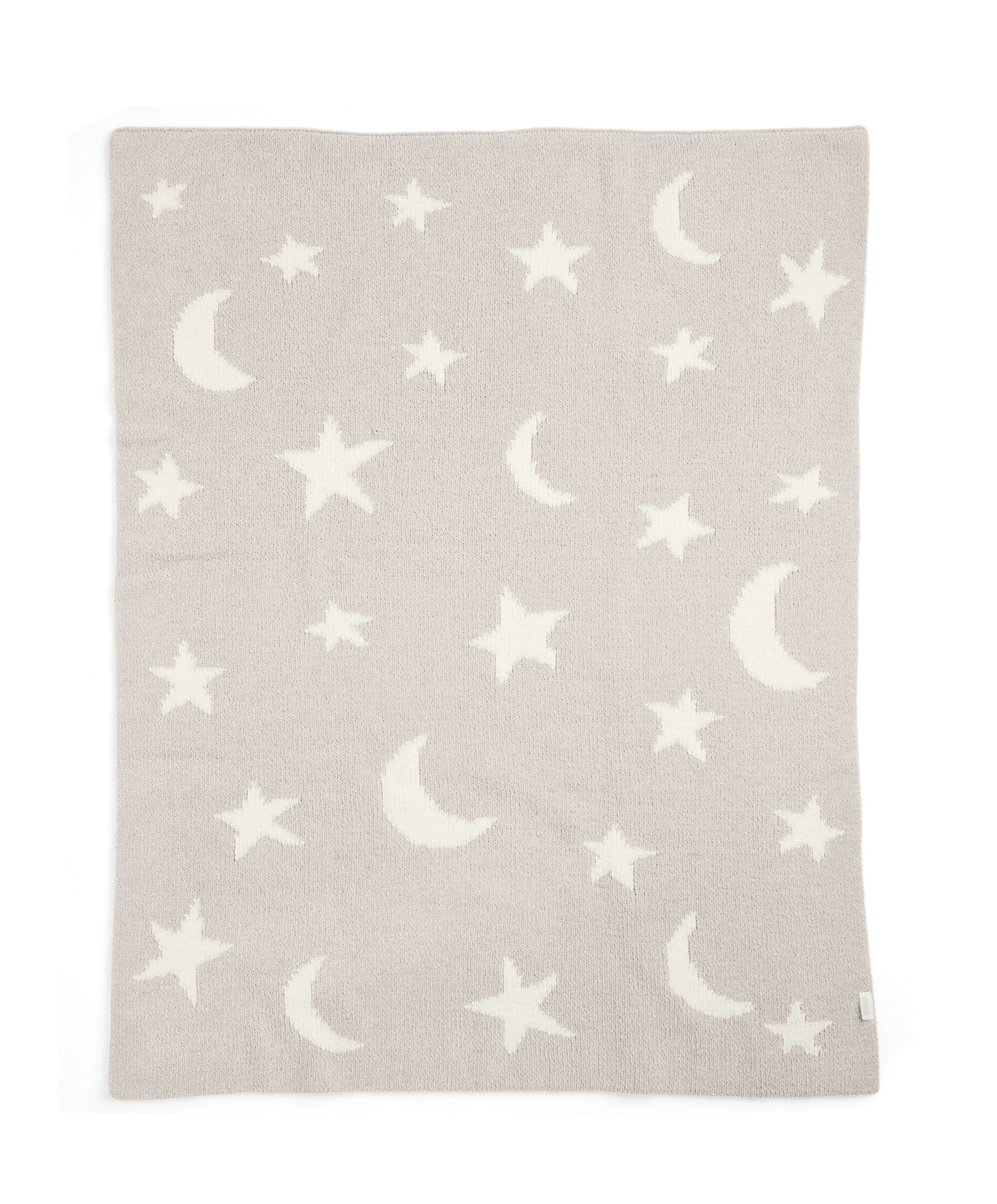 Chenille Blanket - Neutral Moon/Star image number 4