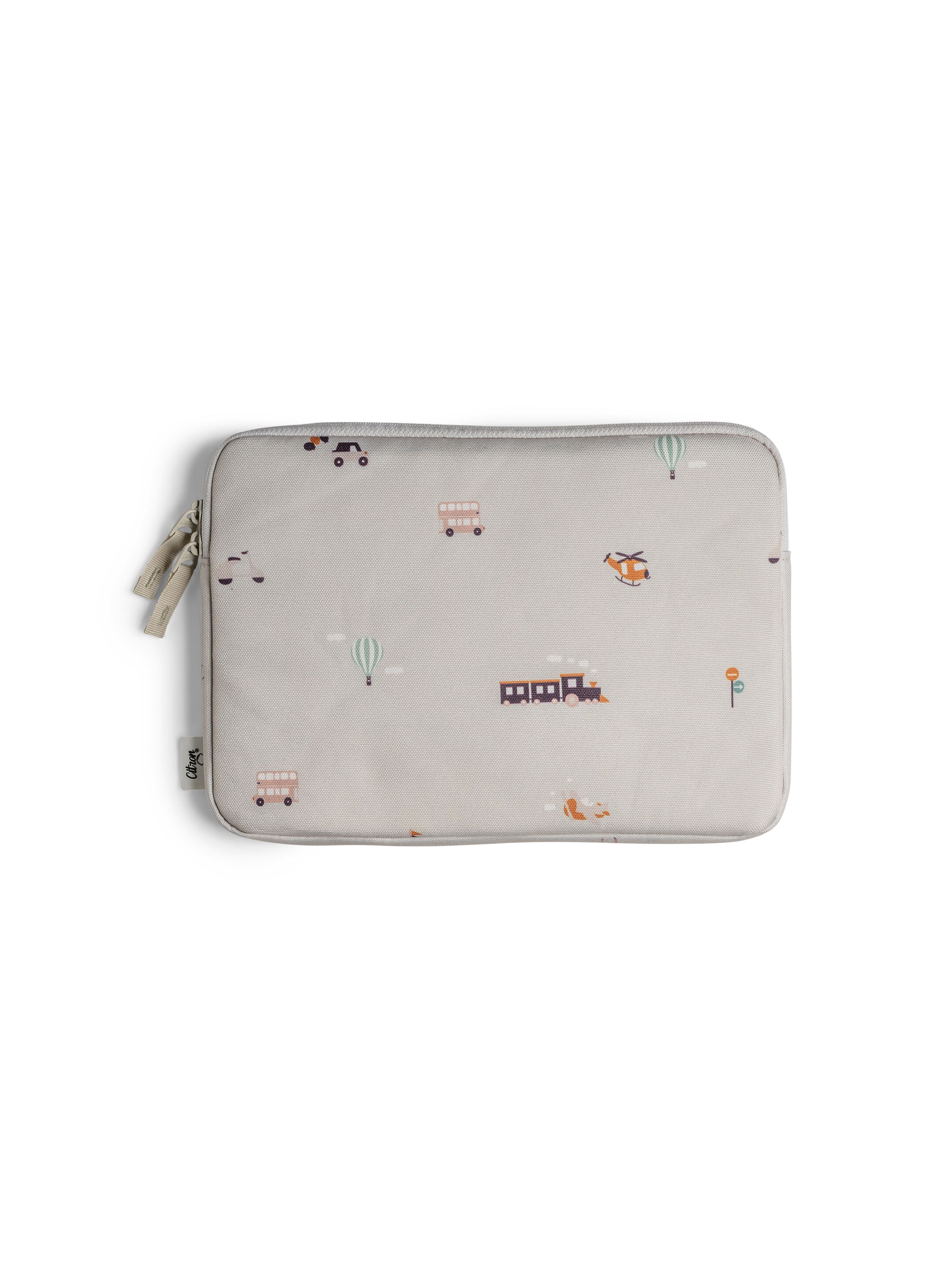 Citron Protective Ipad Sleeve with Zipper Vehicles image number 1