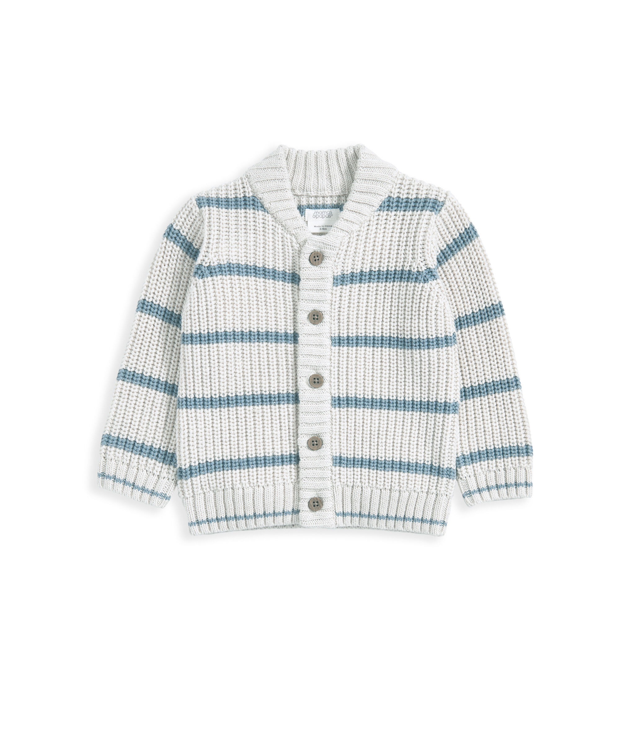 Stripe Cardigan - Blue image number 2