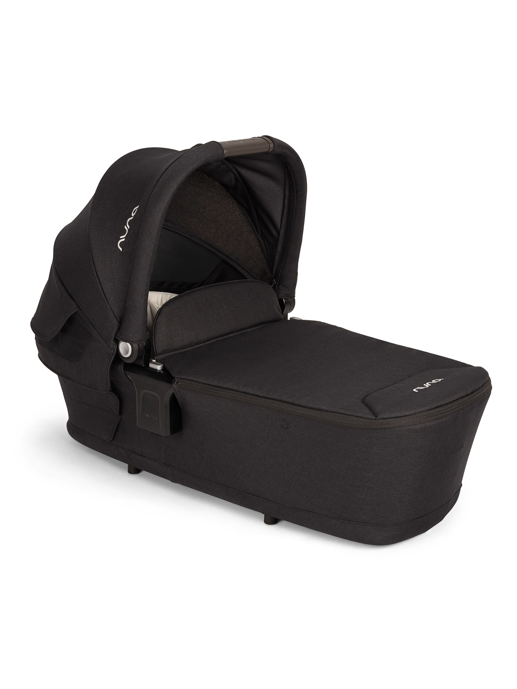 Nuna Lytl Carrycot - Caviar (raincover included)