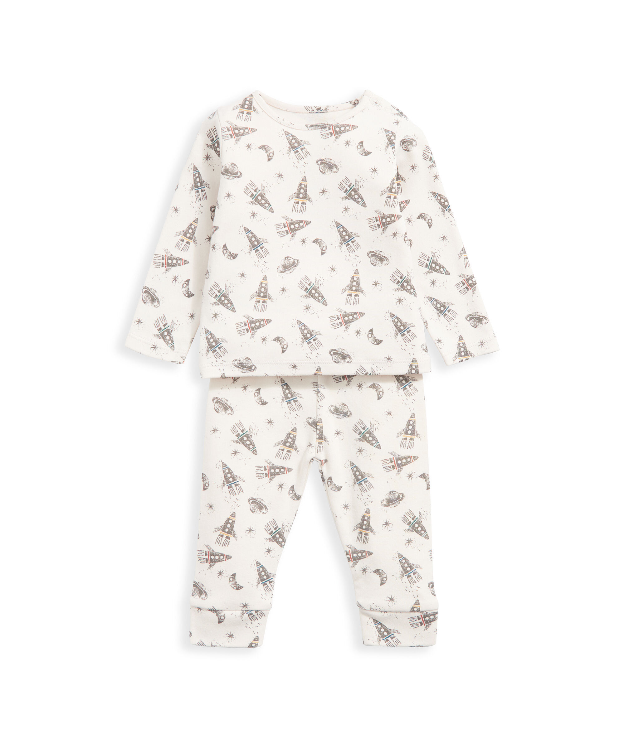 Buy Universe and Rockets Jersey PJs Set of 2 Blue Pyjamas Mamas Papas Qatar