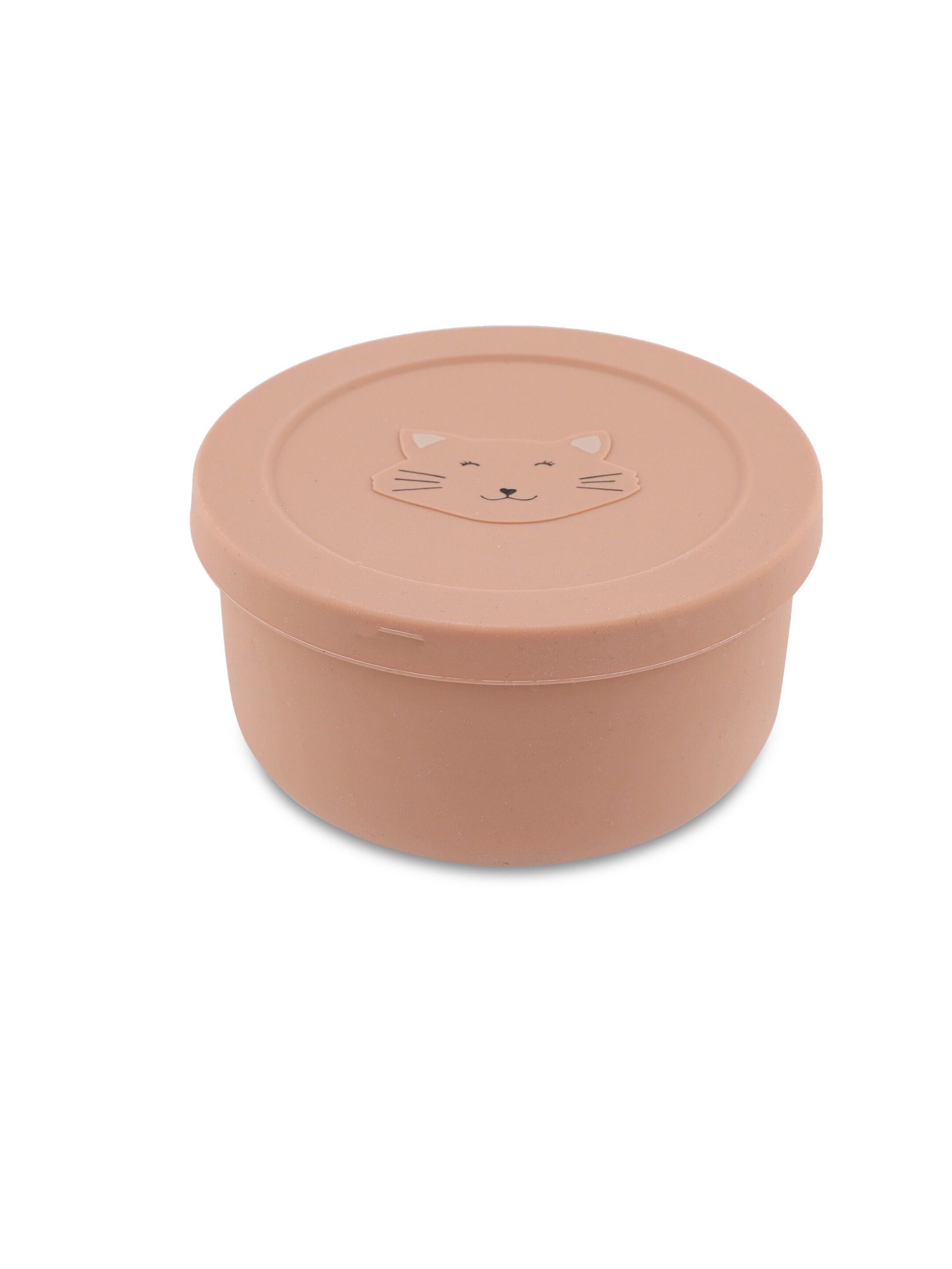 Trixie Silicone Snack Box with Lid Mrs. Cat - Pink image number 1