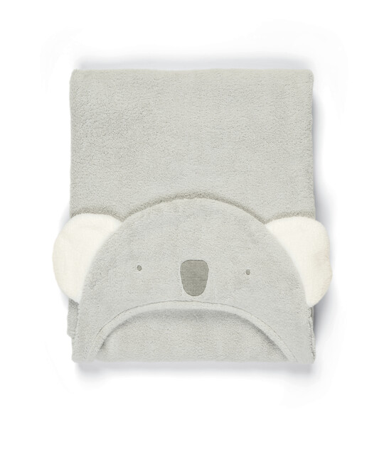 Hooded Baby Towel - Koala image number 1